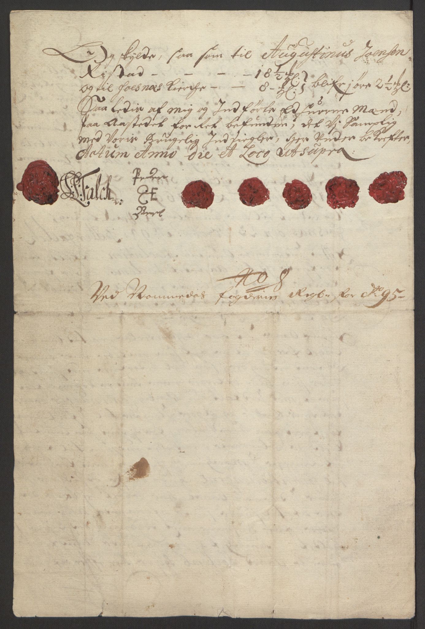 Rentekammeret inntil 1814, Reviderte regnskaper, Fogderegnskap, AV/RA-EA-4092/R64/L4424: Fogderegnskap Namdal, 1692-1695, p. 533