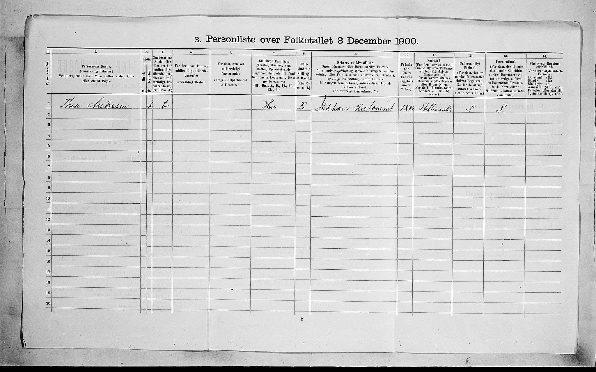 SAO, 1900 census for Kristiania, 1900, p. 32677