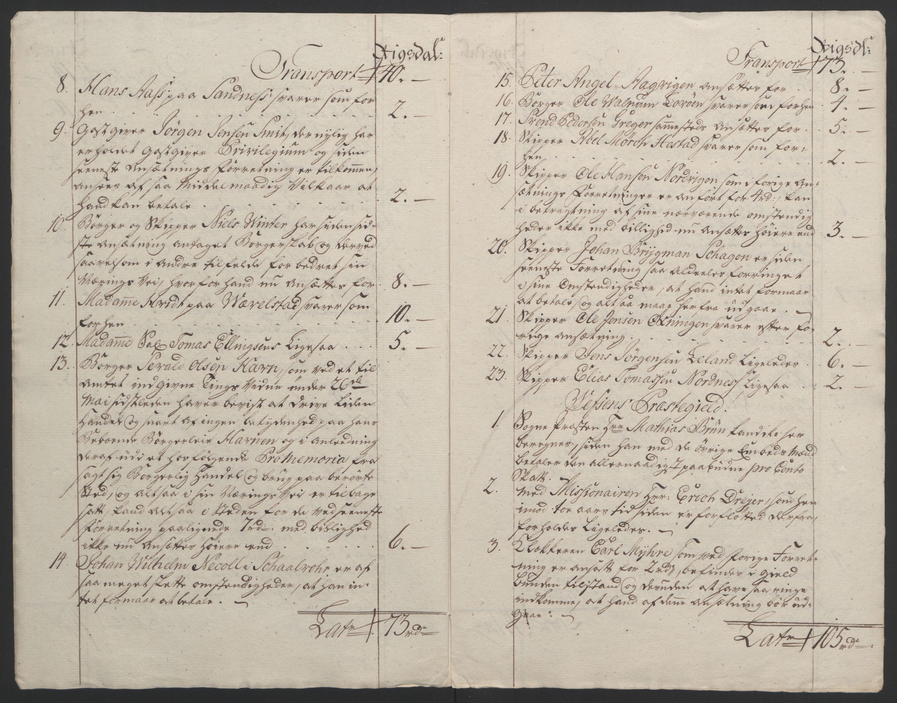 Rentekammeret inntil 1814, Reviderte regnskaper, Fogderegnskap, RA/EA-4092/R65/L4573: Ekstraskatten Helgeland, 1762-1772, p. 637