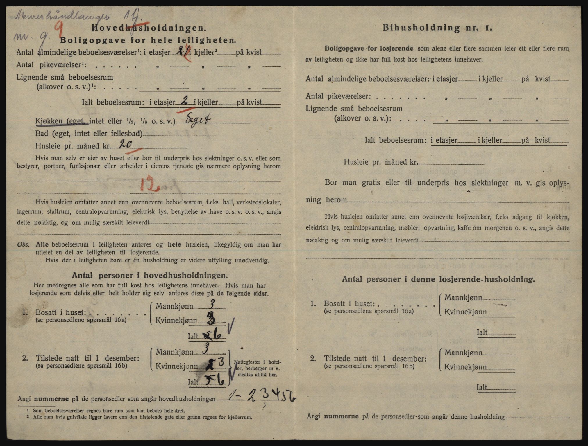 SATØ, 1920 census for Tromsø, 1920, p. 5134