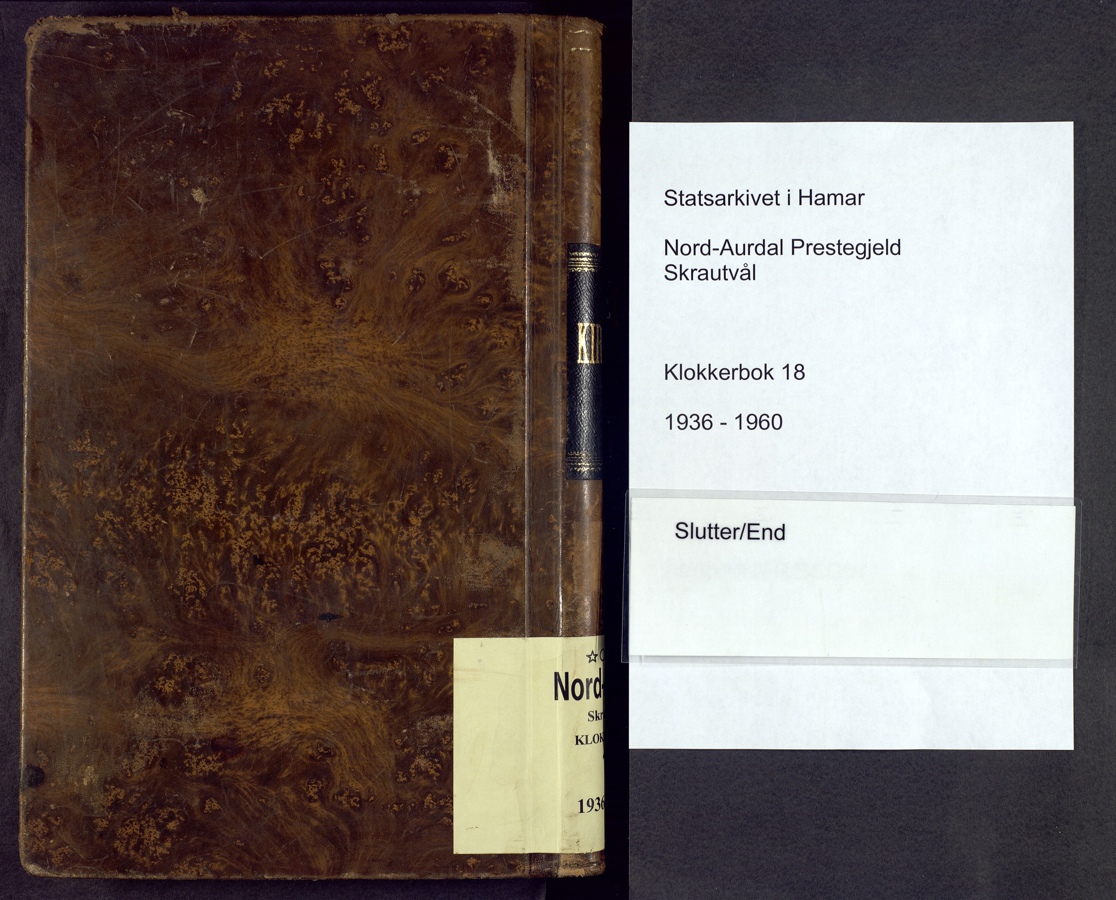 Nord-Aurdal prestekontor, AV/SAH-PREST-132/H/Ha/Hab/L0018: Parish register (copy) no. 18, 1936-1960