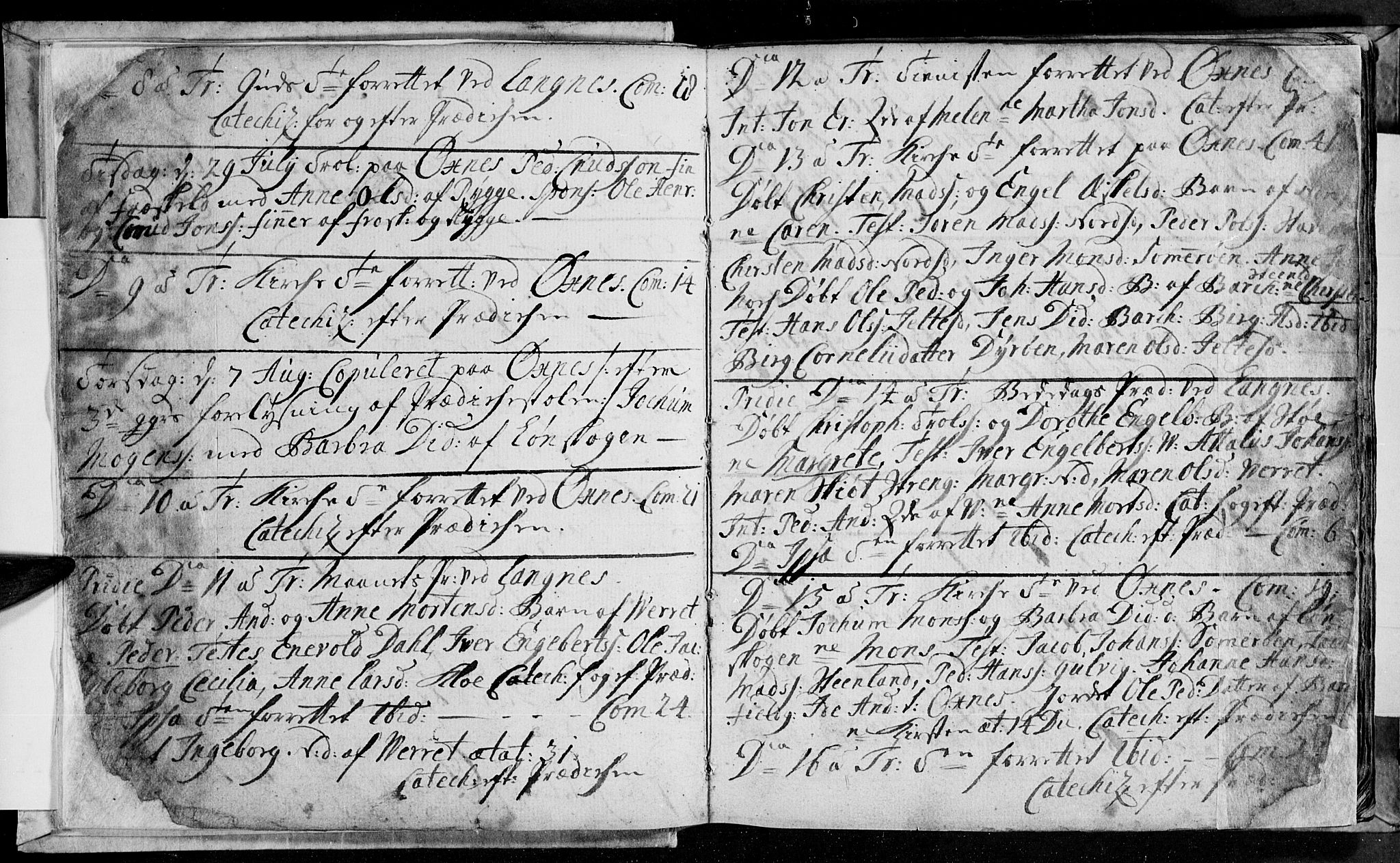 Ministerialprotokoller, klokkerbøker og fødselsregistre - Nordland, AV/SAT-A-1459/893/L1329: Parish register (official) no. 893A02, 1749-1791, p. 4