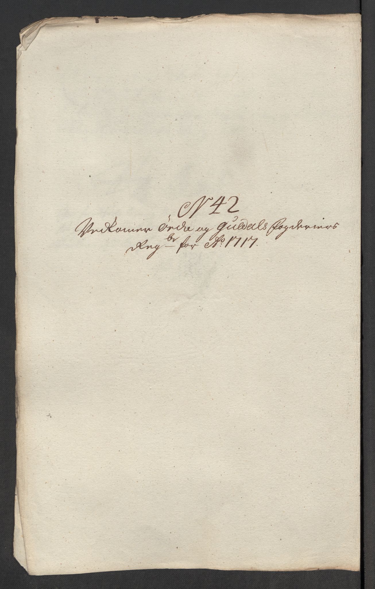 Rentekammeret inntil 1814, Reviderte regnskaper, Fogderegnskap, RA/EA-4092/R60/L3969: Fogderegnskap Orkdal og Gauldal, 1717, p. 390