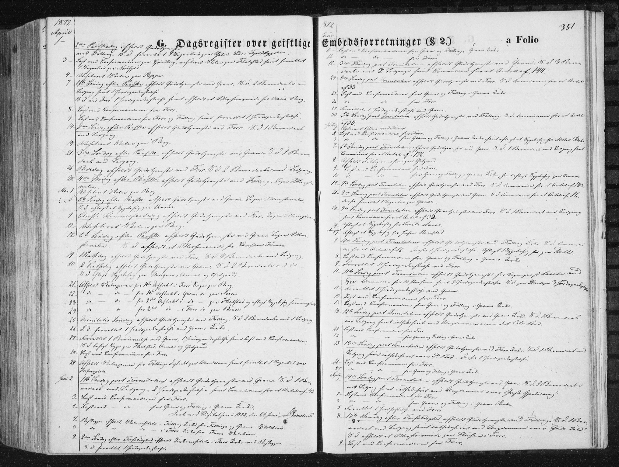 Ministerialprotokoller, klokkerbøker og fødselsregistre - Nord-Trøndelag, SAT/A-1458/746/L0447: Parish register (official) no. 746A06, 1860-1877, p. 351