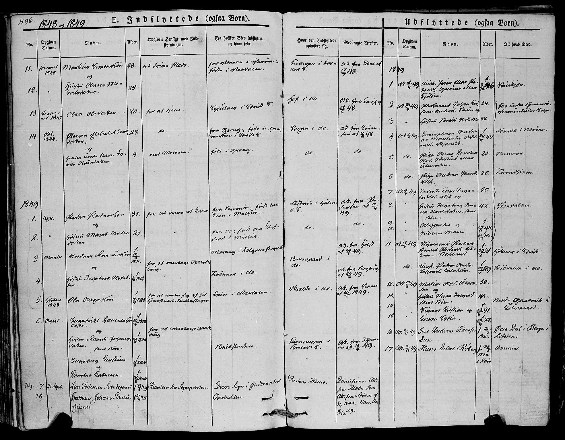 Ministerialprotokoller, klokkerbøker og fødselsregistre - Nord-Trøndelag, SAT/A-1458/773/L0614: Parish register (official) no. 773A05, 1831-1856, p. 496