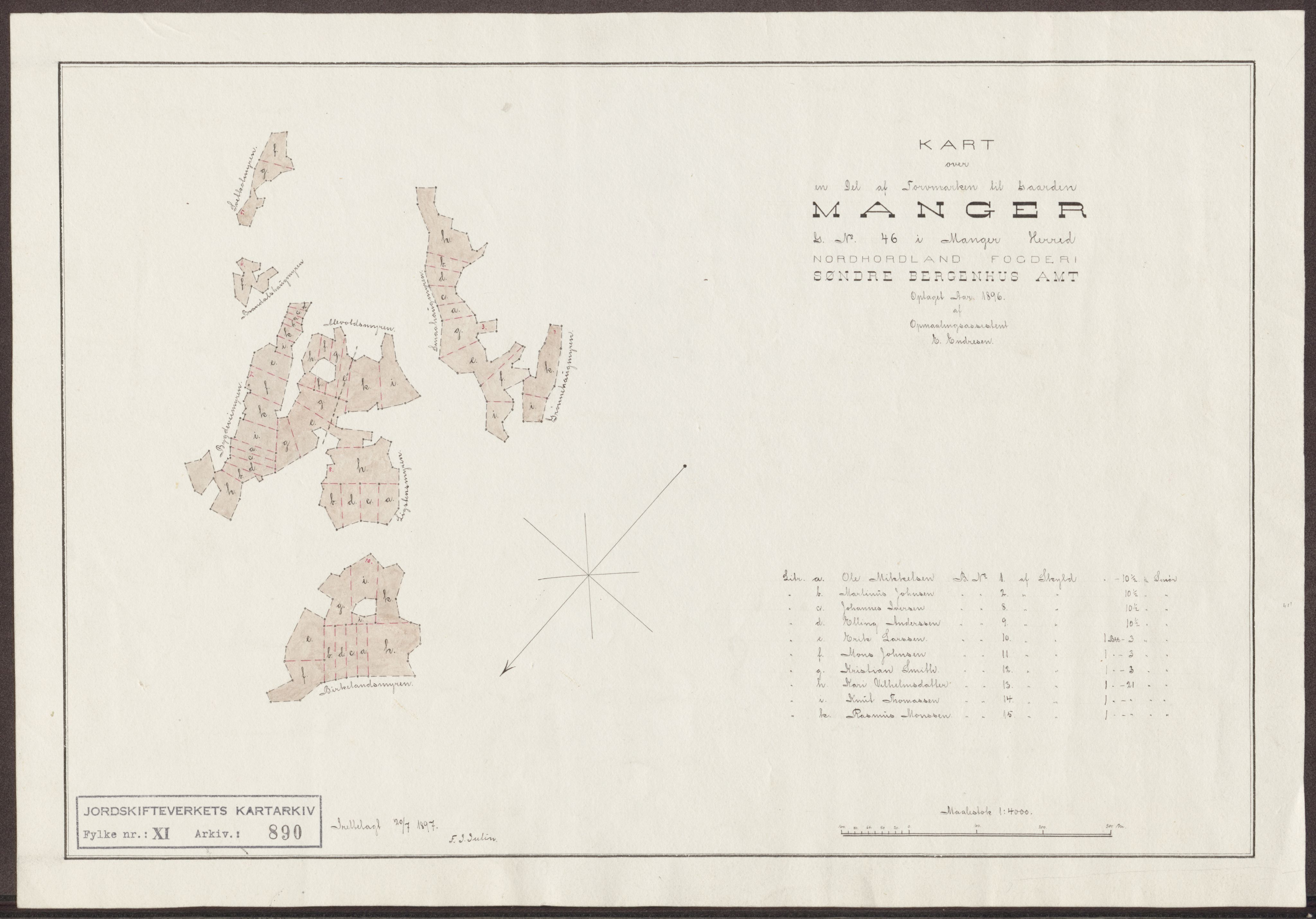 Jordskifteverkets kartarkiv, RA/S-3929/T, 1859-1988, p. 1023