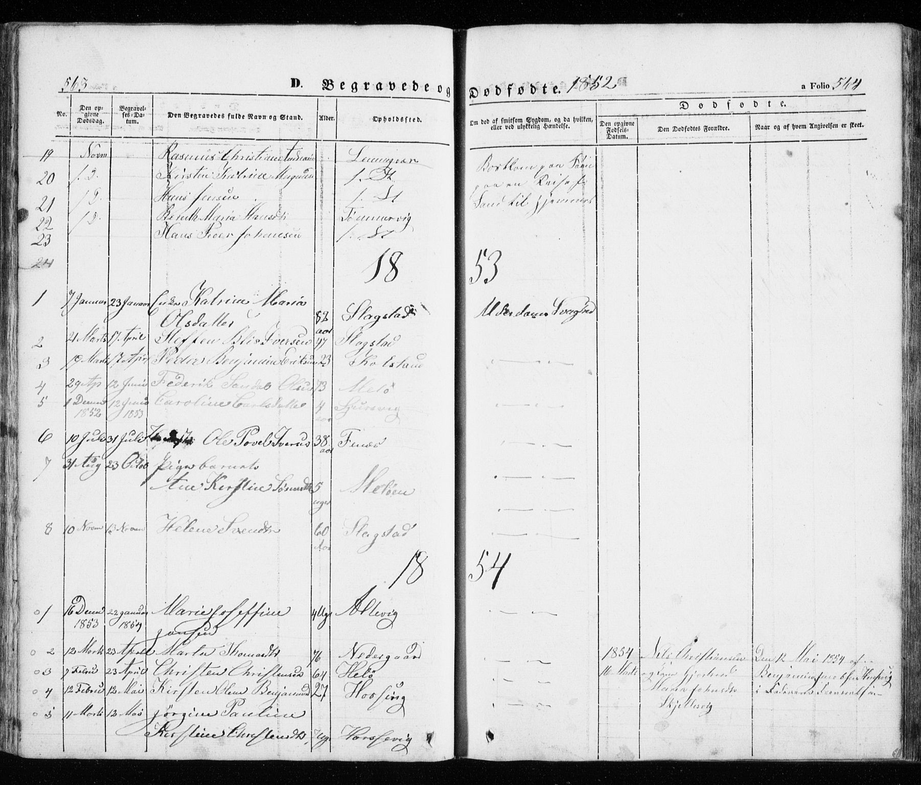 Trondenes sokneprestkontor, SATØ/S-1319/H/Ha/L0010kirke: Parish register (official) no. 10, 1840-1865, p. 563-564