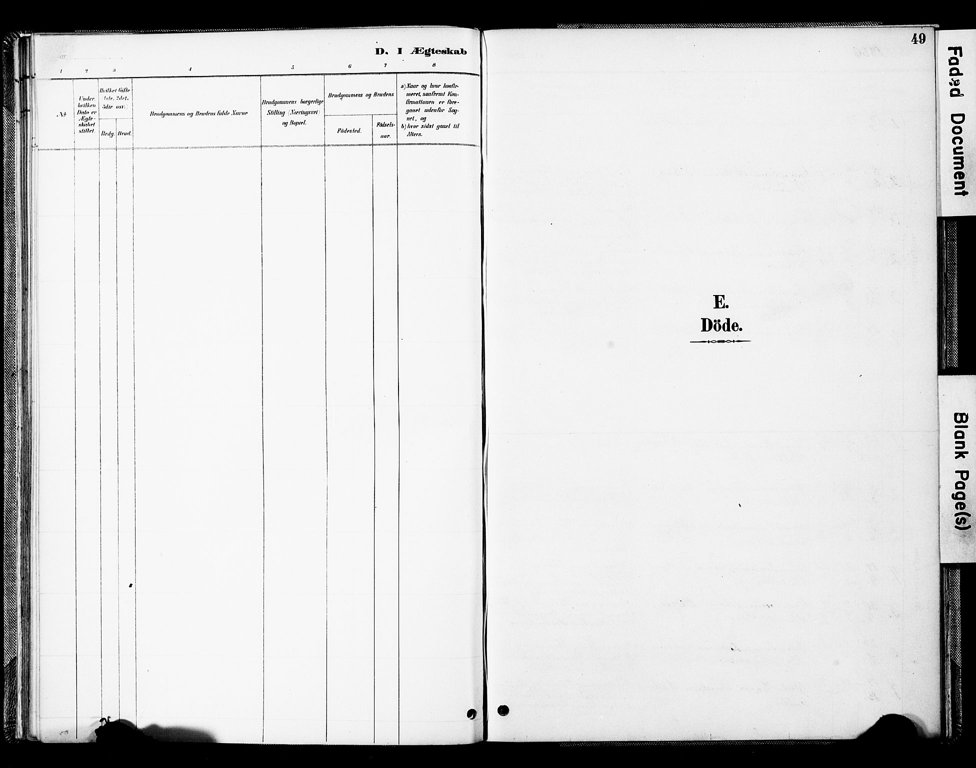 Spydeberg prestekontor Kirkebøker, SAO/A-10924/F/Fc/L0001: Parish register (official) no. III 1, 1886-1907, p. 49