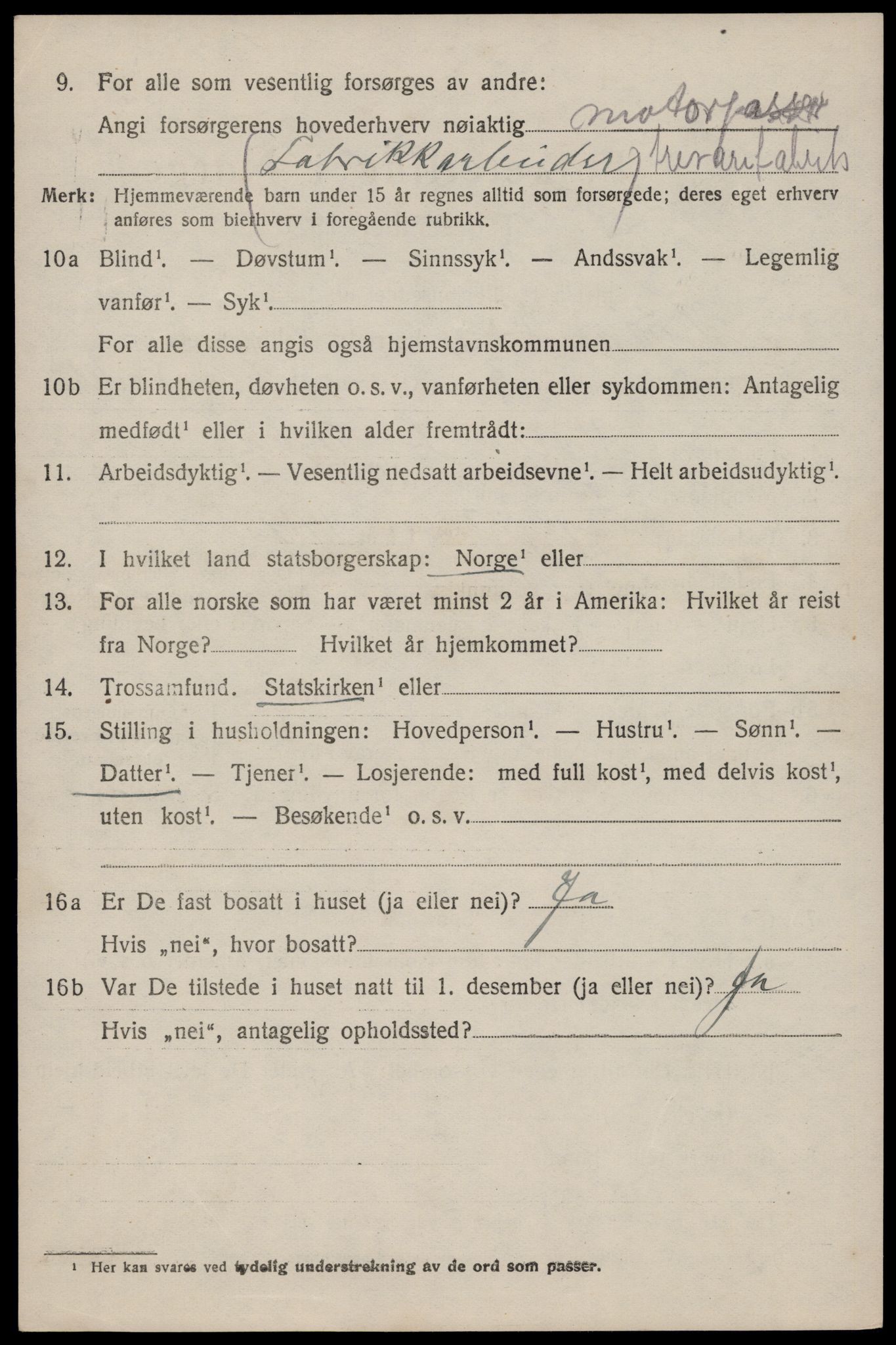 SAST, 1920 census for Høyland, 1920, p. 6059