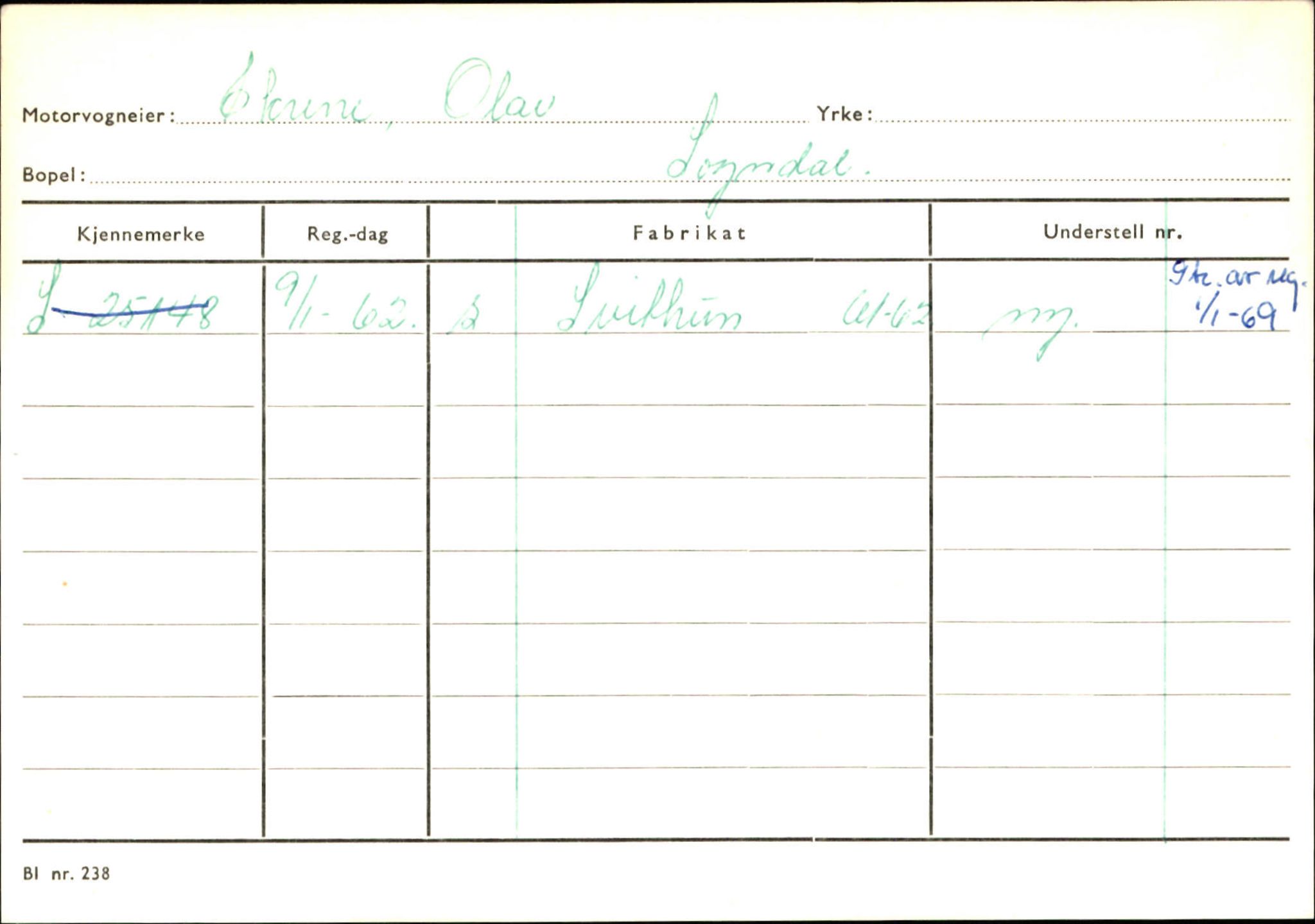 Statens vegvesen, Sogn og Fjordane vegkontor, AV/SAB-A-5301/4/F/L0124: Eigarregister Sogndal A-U, 1945-1975, p. 367