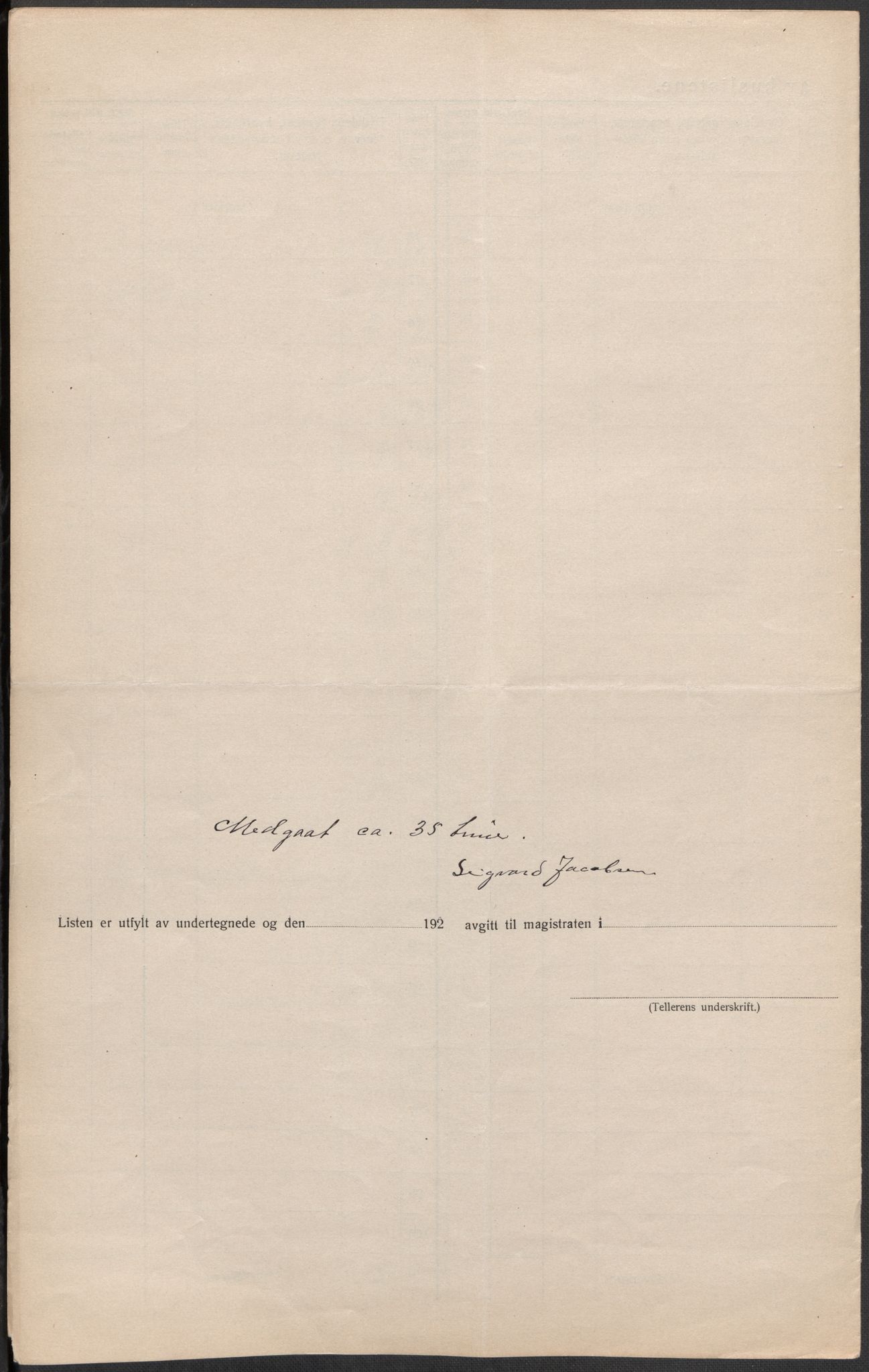 SAB, 1920 census for Bergen, 1920, p. 335