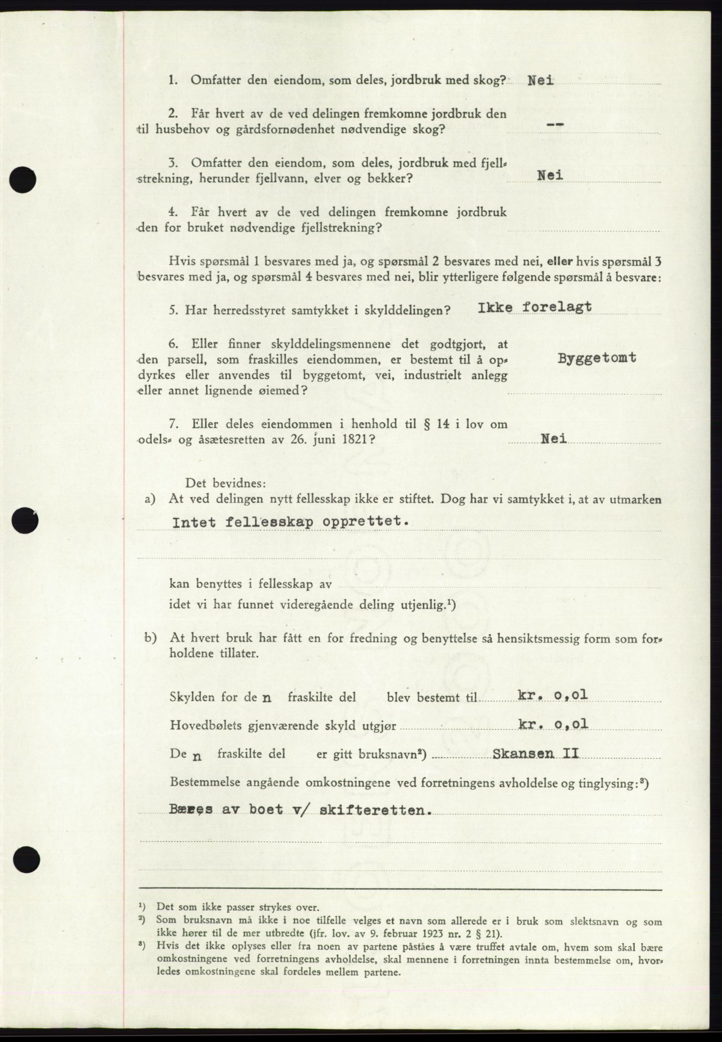 Namdal sorenskriveri, AV/SAT-A-4133/1/2/2C: Mortgage book no. -, 1948-1948, Diary no: : 2532/1948
