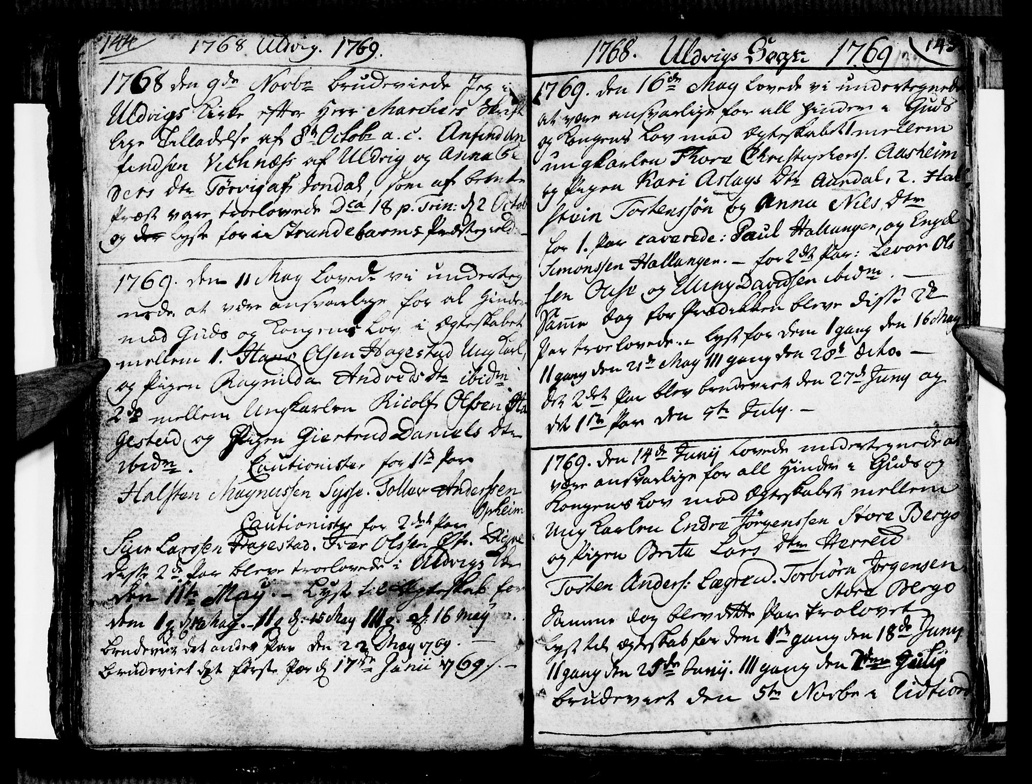 Ulvik sokneprestembete, AV/SAB-A-78801/H/Haa: Parish register (official) no. A 9, 1743-1792, p. 132