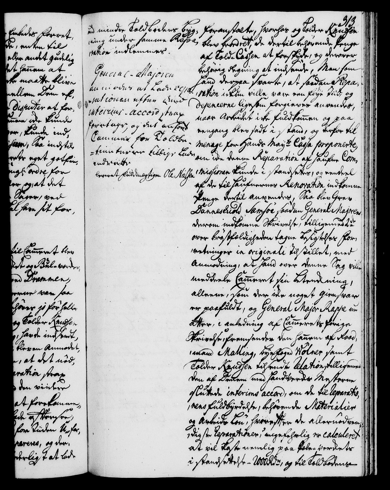 Rentekammeret, Kammerkanselliet, RA/EA-3111/G/Gh/Gha/L0025: Norsk ekstraktmemorialprotokoll (merket RK 53.70), 1743-1744, p. 313