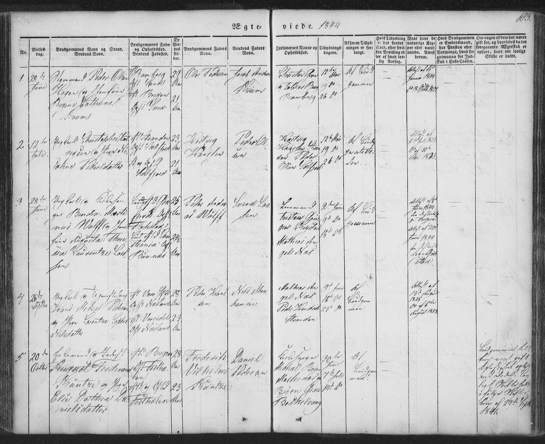 Ministerialprotokoller, klokkerbøker og fødselsregistre - Nordland, SAT/A-1459/885/L1202: Parish register (official) no. 885A03, 1838-1859, p. 183