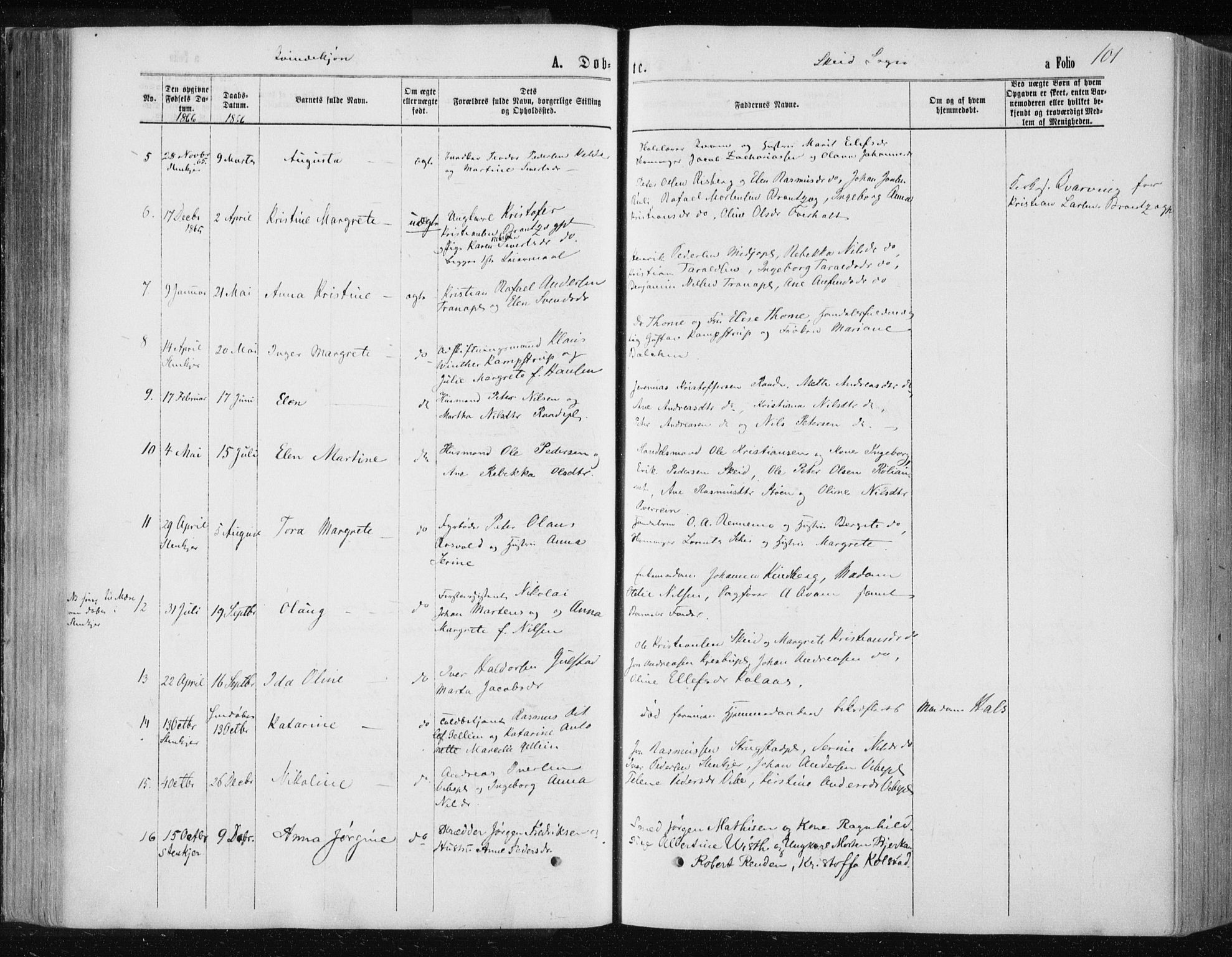 Ministerialprotokoller, klokkerbøker og fødselsregistre - Nord-Trøndelag, AV/SAT-A-1458/735/L0345: Parish register (official) no. 735A08 /2, 1863-1872, p. 101