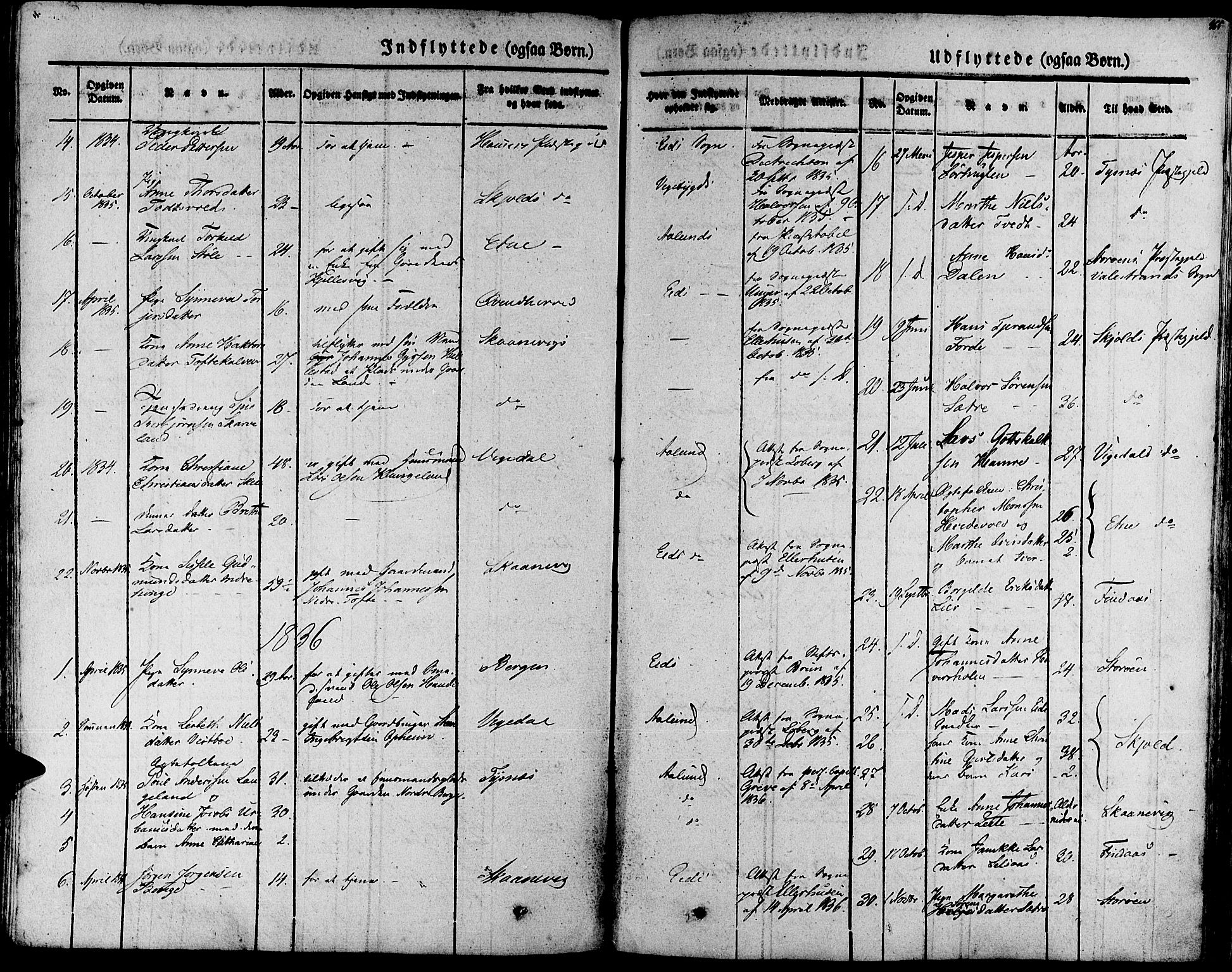 Fjelberg sokneprestembete, SAB/A-75201/H/Haa: Parish register (official) no. A 6, 1835-1851, p. 365