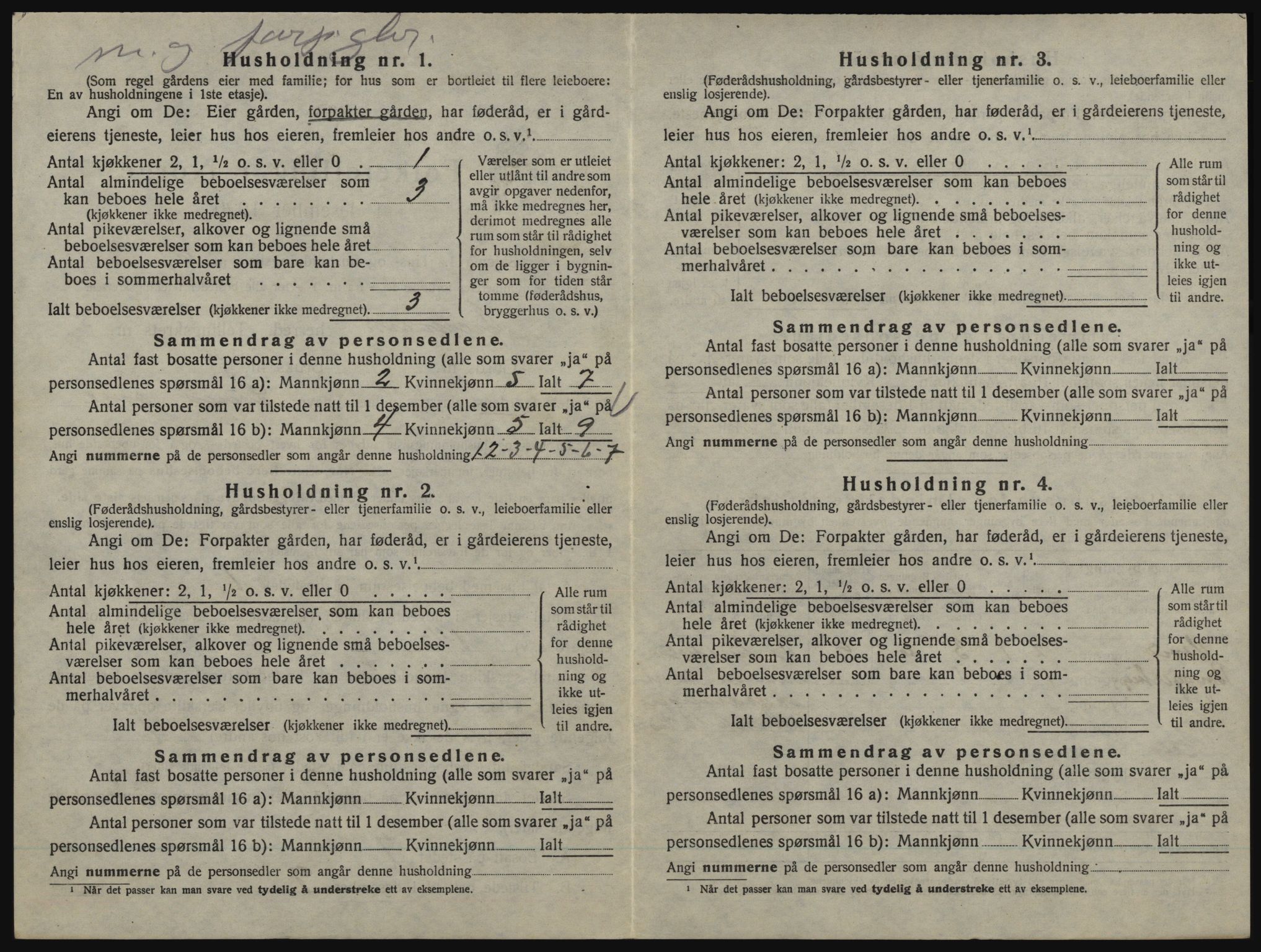 SAO, 1920 census for Aremark, 1920, p. 574