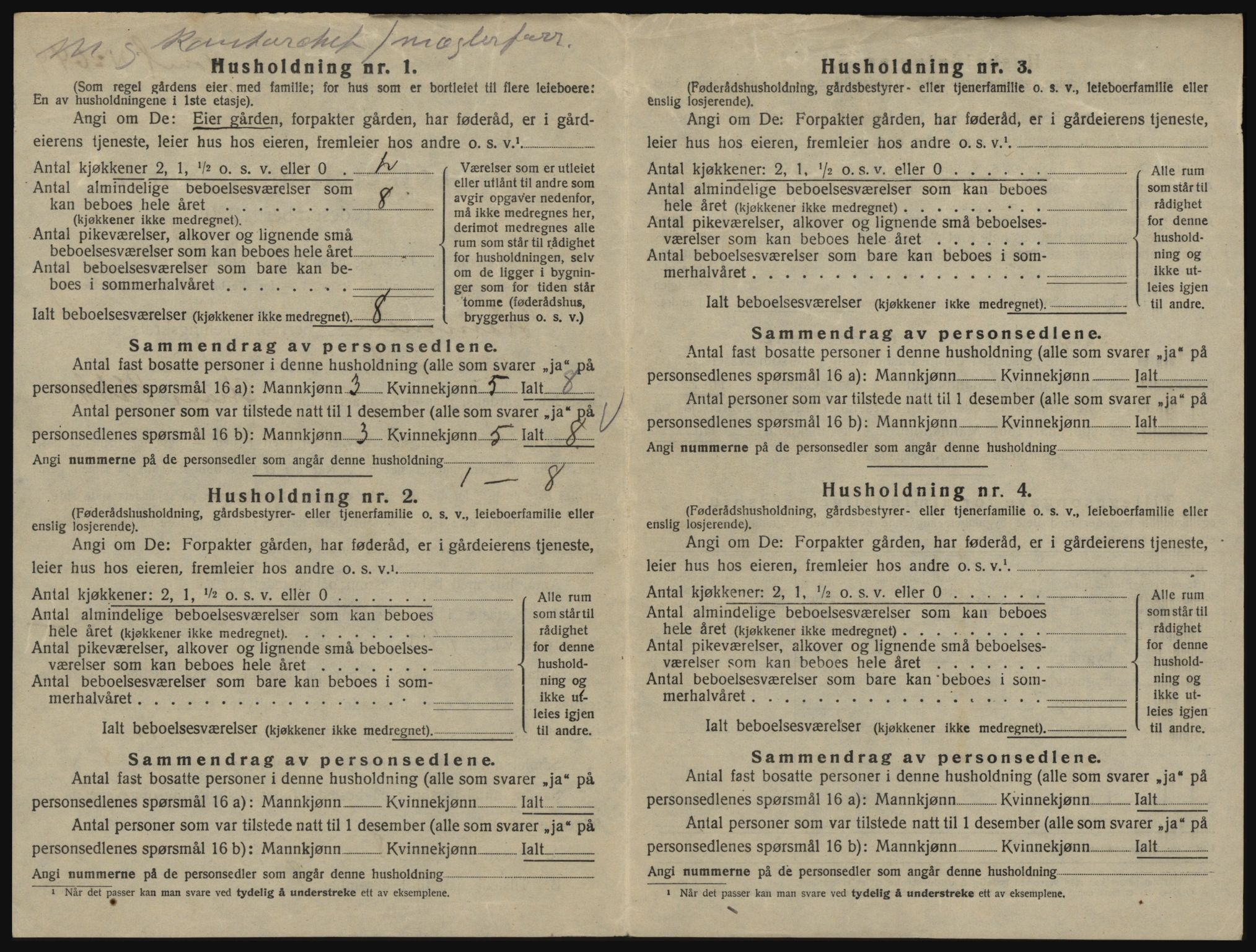 SAO, 1920 census for Glemmen, 1920, p. 1654