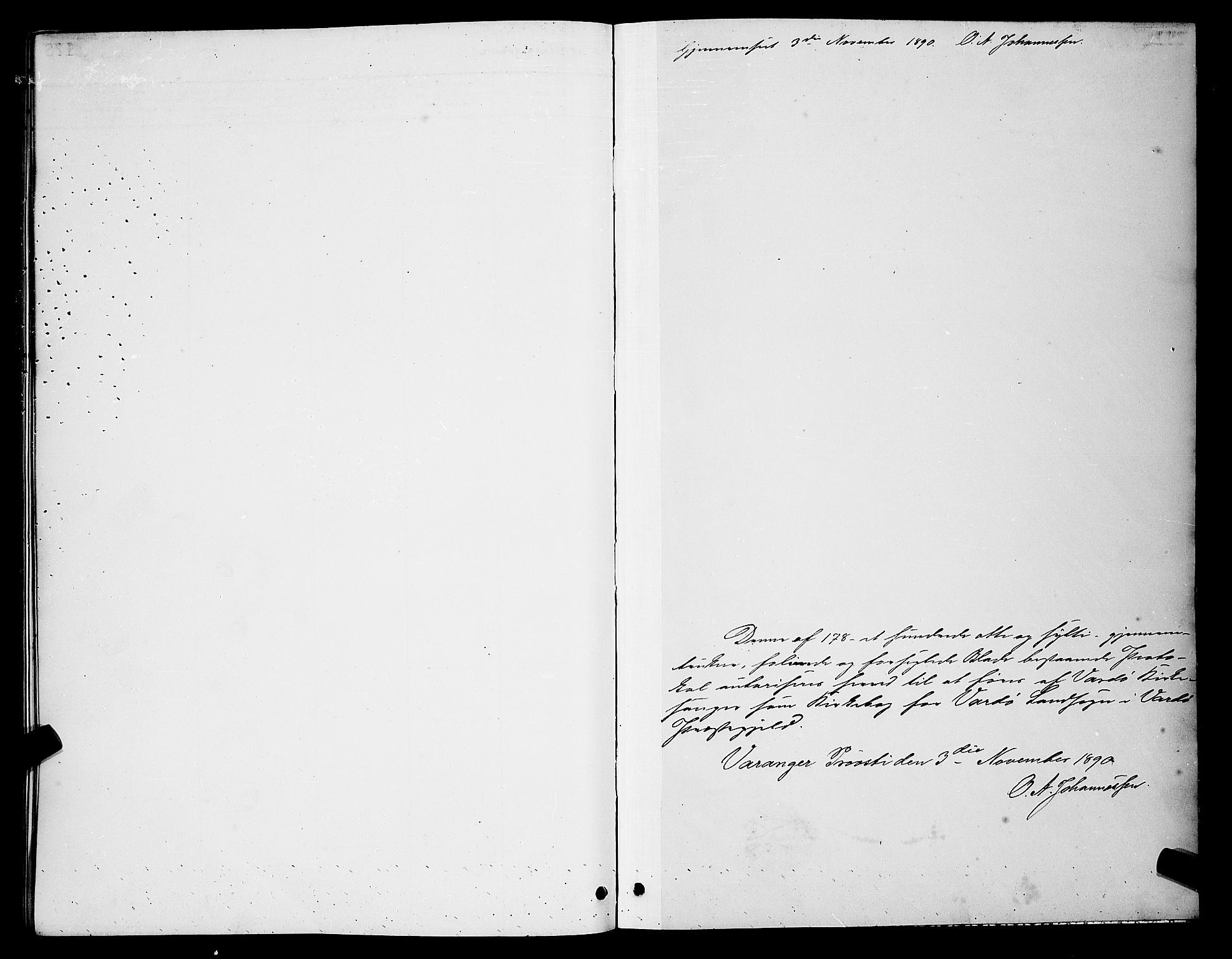 Vardø sokneprestkontor, SATØ/S-1332/H/Hb/L0007klokker: Parish register (copy) no. 7, 1887-1892