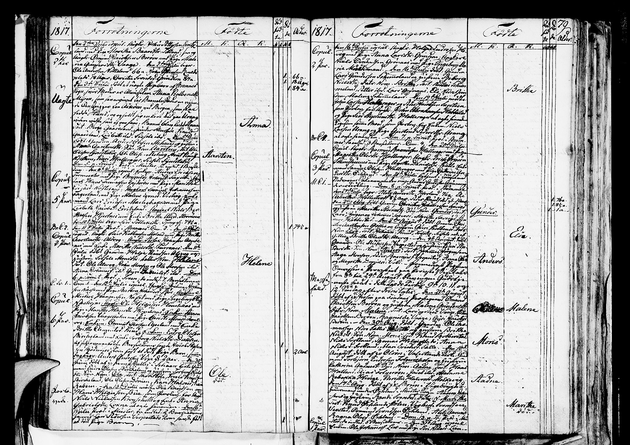 Finnås sokneprestembete, AV/SAB-A-99925/H/Ha/Haa/Haaa/L0004: Parish register (official) no. A 4, 1804-1830, p. 79