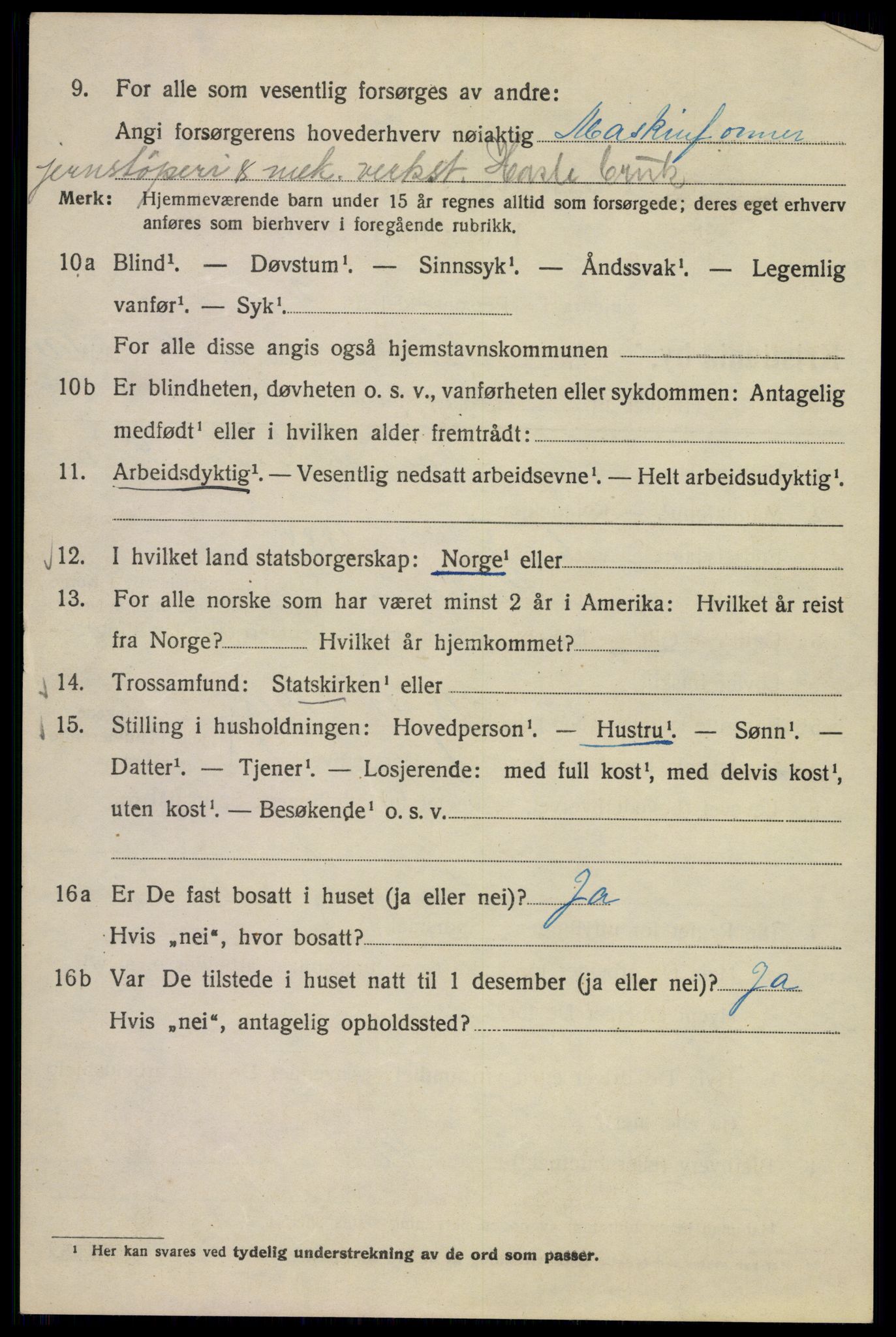 SAO, 1920 census for Kristiania, 1920, p. 604182