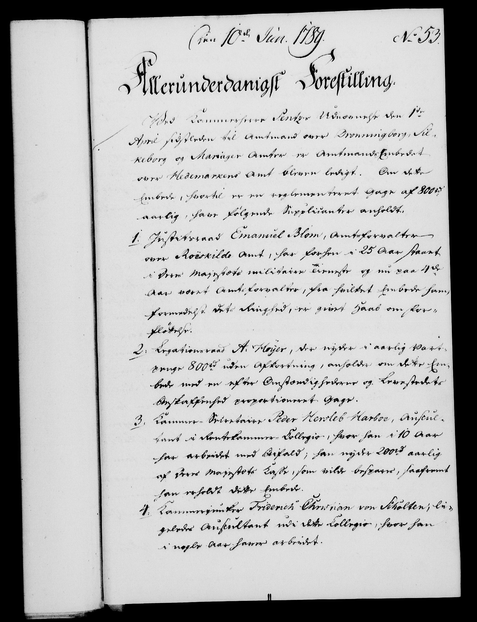 Rentekammeret, Kammerkanselliet, AV/RA-EA-3111/G/Gf/Gfa/L0071: Norsk relasjons- og resolusjonsprotokoll (merket RK 52.71), 1789, p. 334