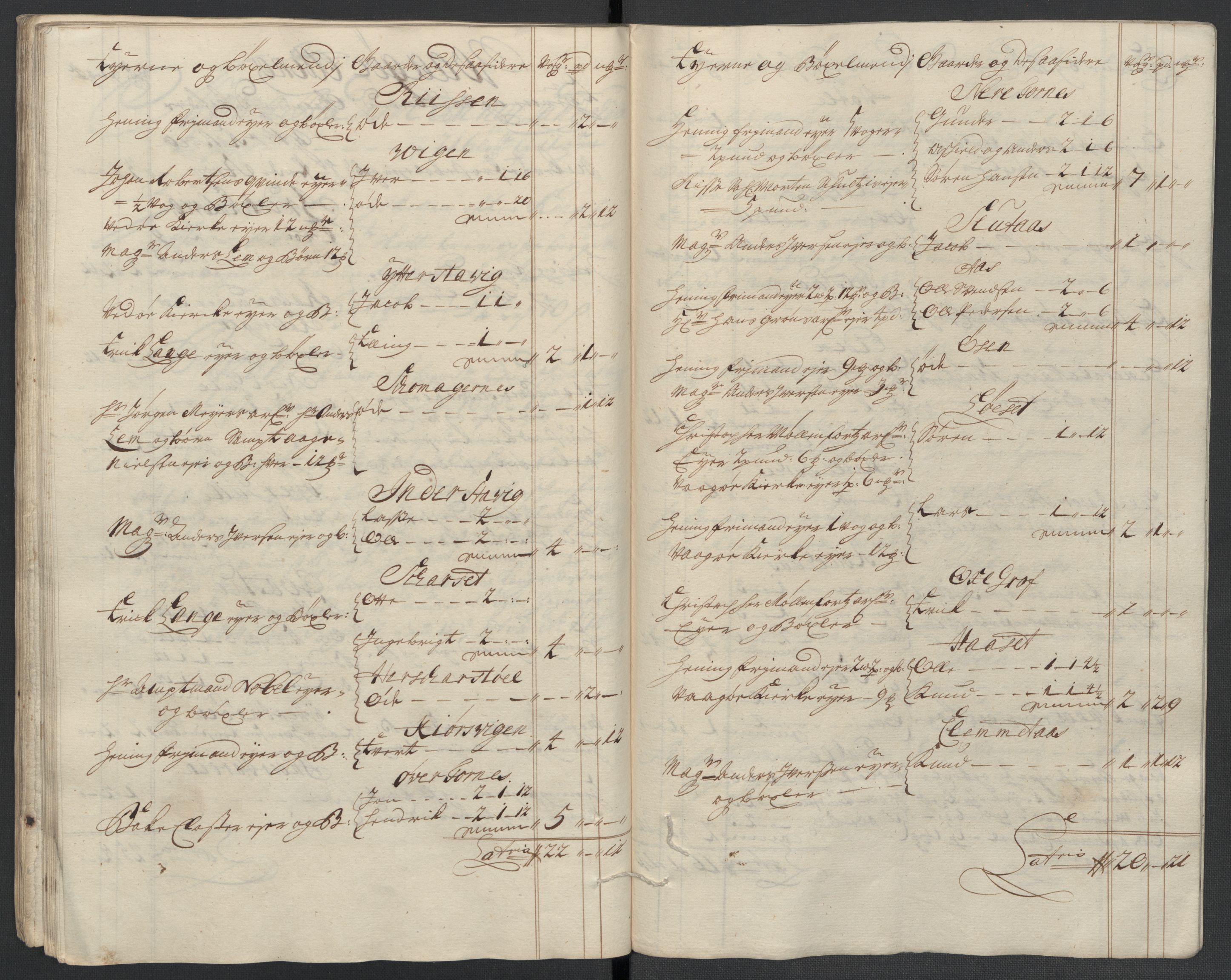 Rentekammeret inntil 1814, Reviderte regnskaper, Fogderegnskap, AV/RA-EA-4092/R55/L3659: Fogderegnskap Romsdal, 1709-1710, p. 327