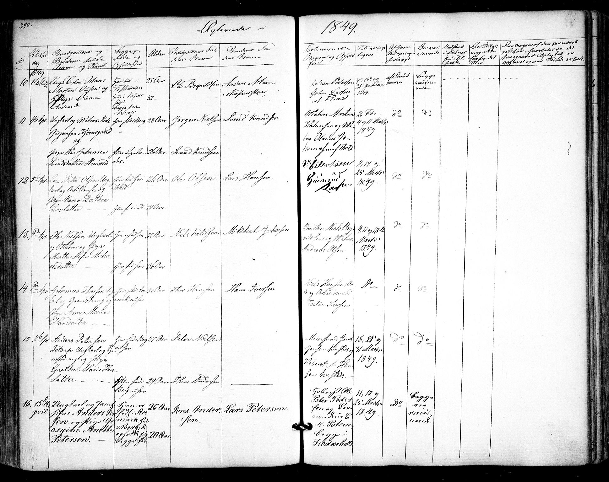 Halden prestekontor Kirkebøker, AV/SAO-A-10909/F/Fa/L0006: Parish register (official) no. I 6, 1845-1856, p. 290