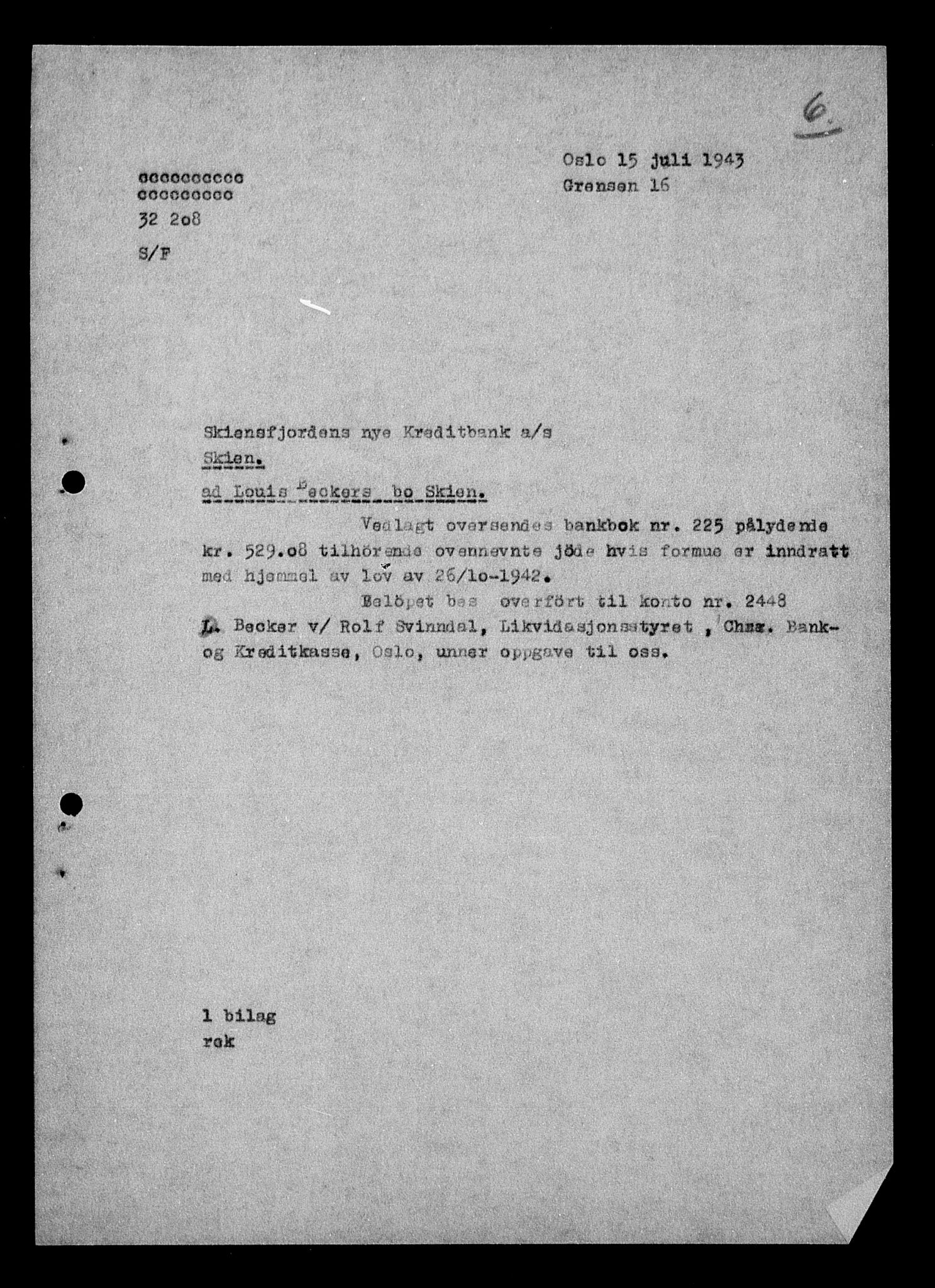 Justisdepartementet, Tilbakeføringskontoret for inndratte formuer, AV/RA-S-1564/H/Hc/Hcd/L0990: --, 1945-1947, p. 514