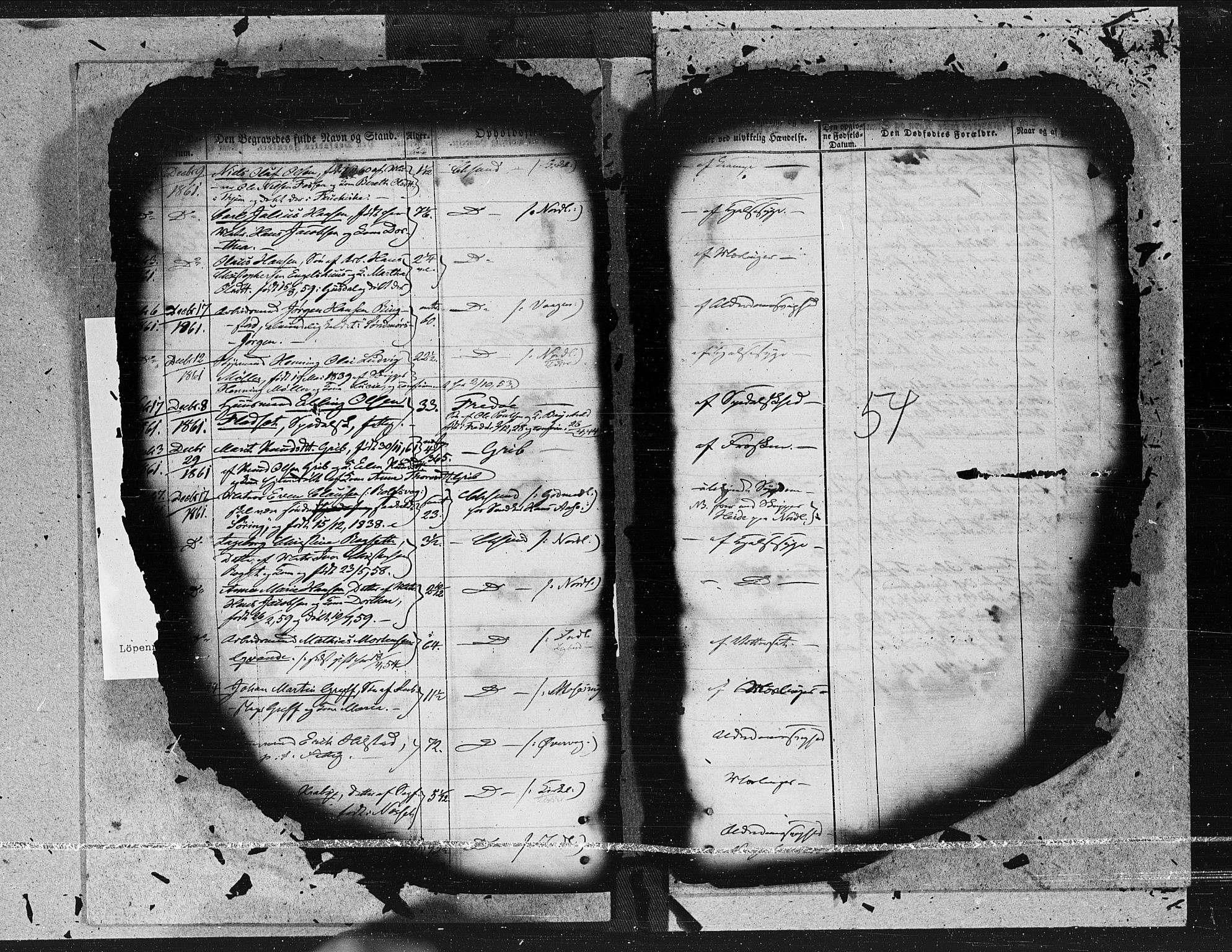Kristiansund sokneprestkontor, AV/SAT-A-1068/1/I/I1: Parish register (official) no. 2b, 1855-1865, p. 54