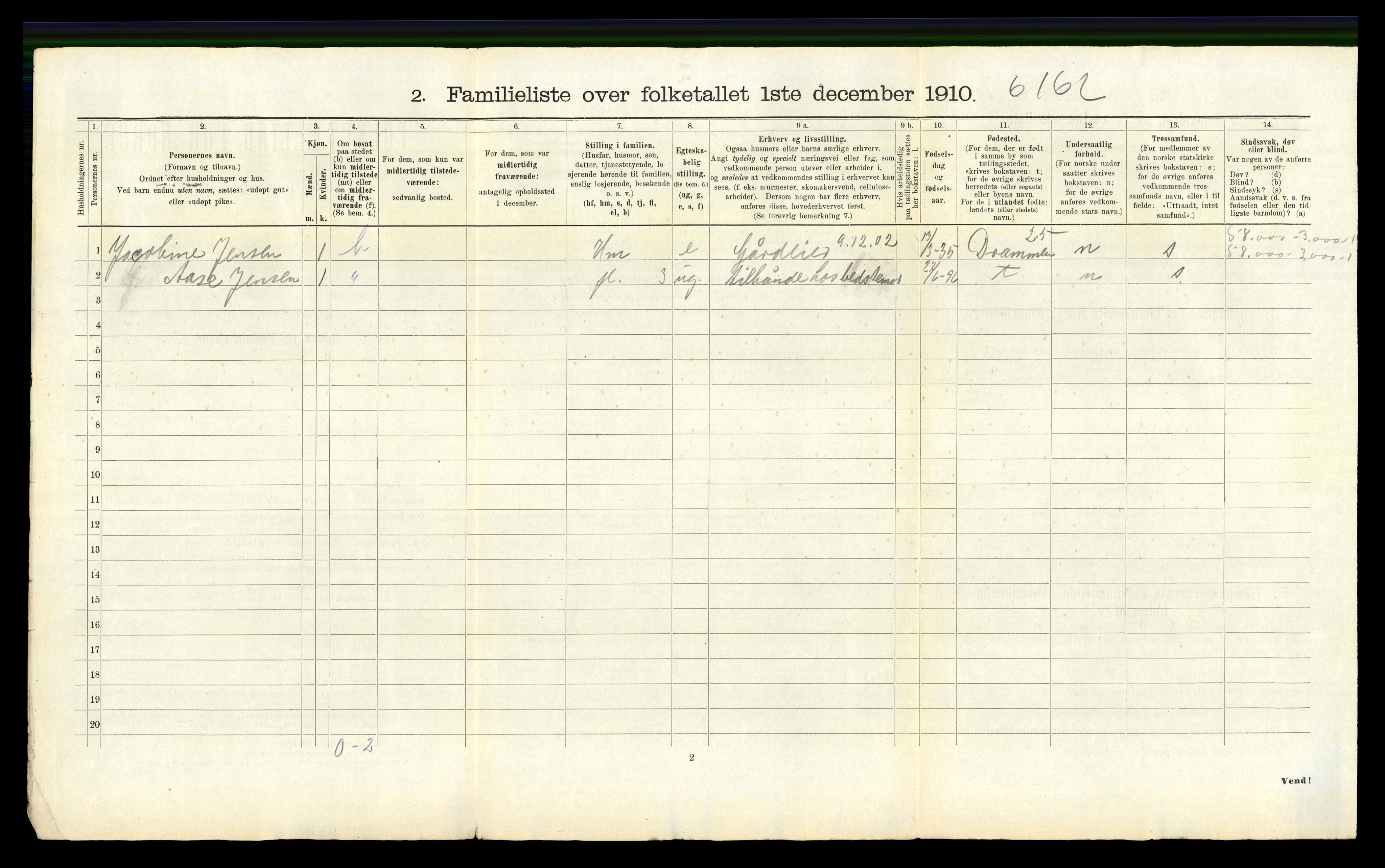 RA, 1910 census for Fredrikstad, 1910, p. 4069