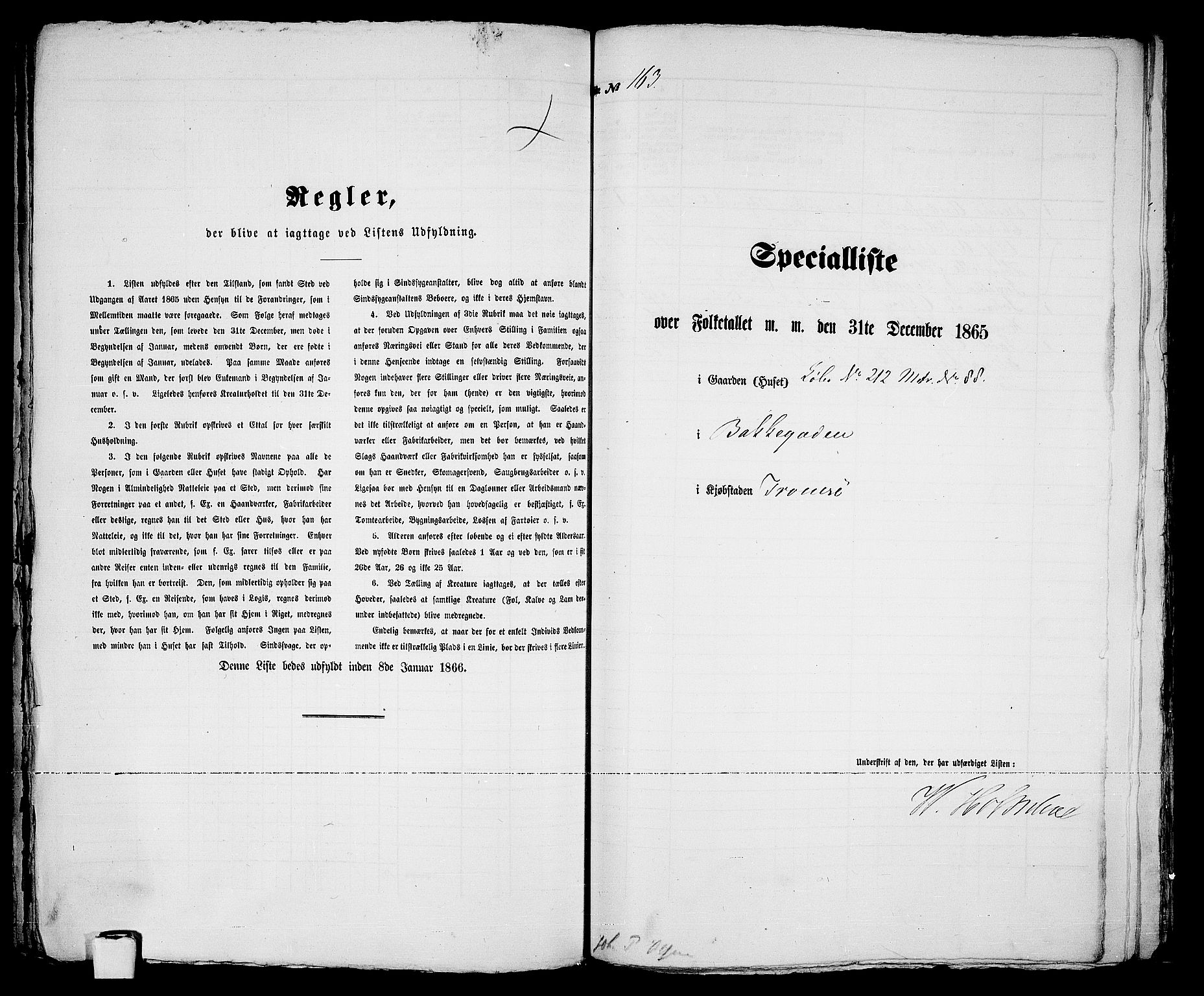 RA, 1865 census for Tromsø, 1865, p. 338