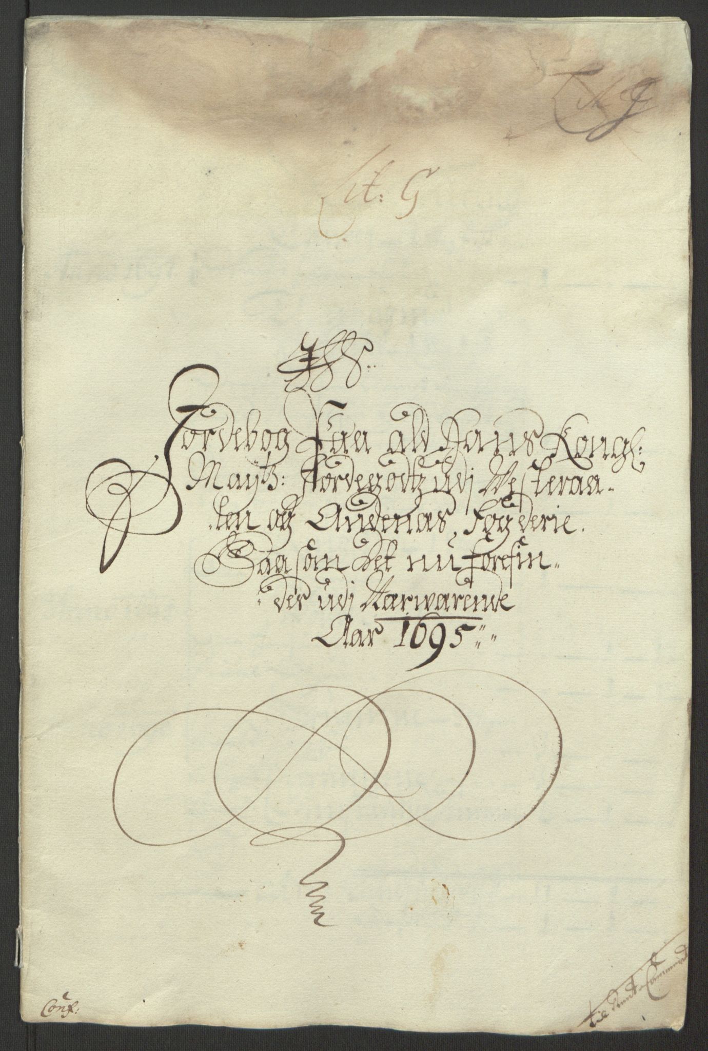 Rentekammeret inntil 1814, Reviderte regnskaper, Fogderegnskap, RA/EA-4092/R67/L4677: Fogderegnskap Vesterålen, Andenes og Lofoten, 1694-1695, p. 264