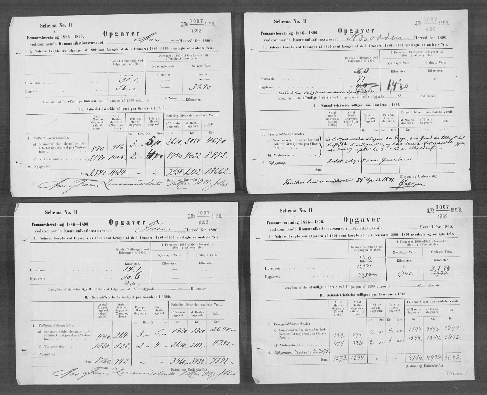 Statistisk sentralbyrå, Næringsøkonomiske emner, Generelt - Amtmennenes femårsberetninger, AV/RA-S-2233/F/Fa/L0072: --, 1886-1890, p. 10