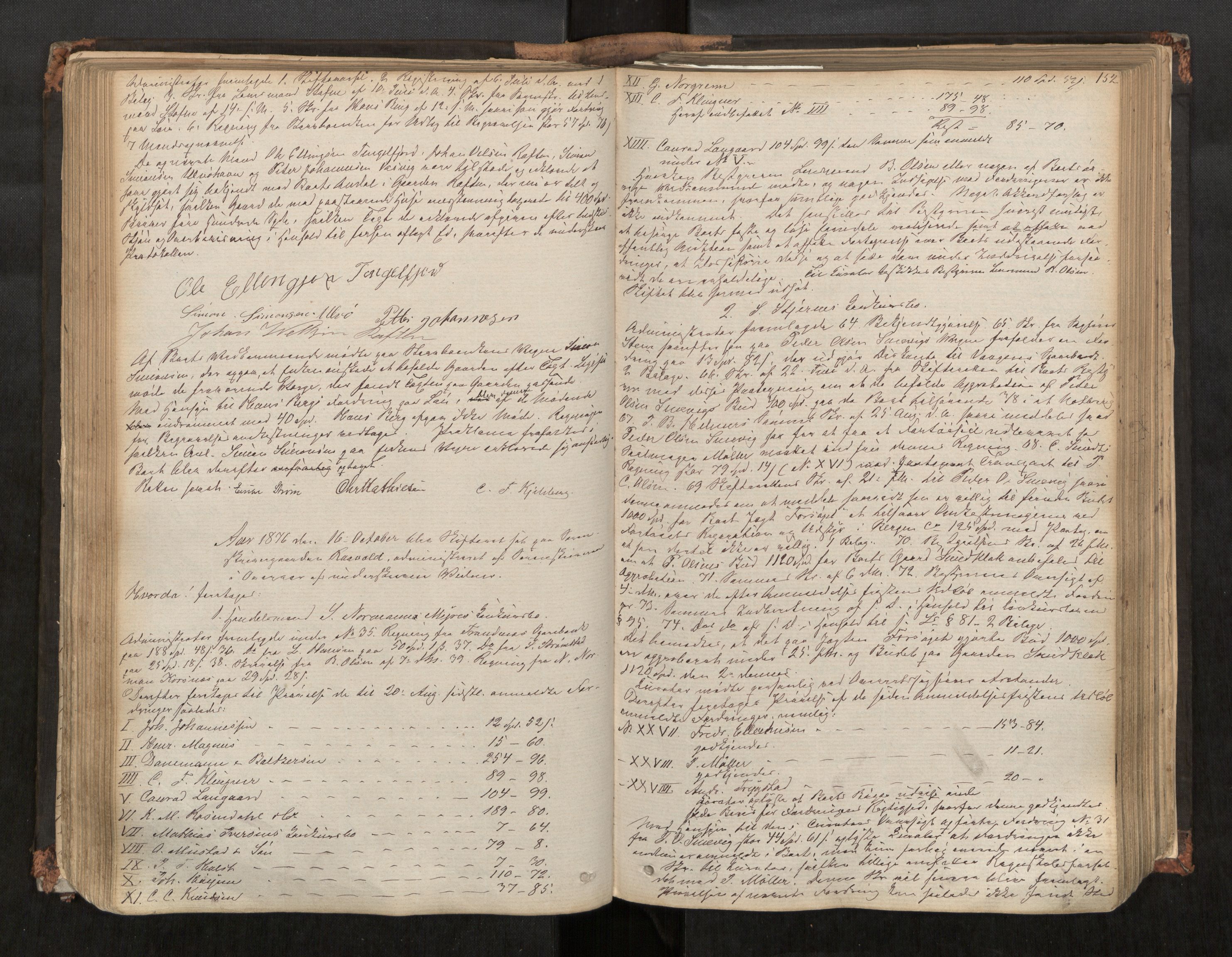 Vesterålen sorenskriveri, AV/SAT-A-4180/1/3/3B/L0002: Skiftebehandlingsprotokoll, 1872-1884, p. 152