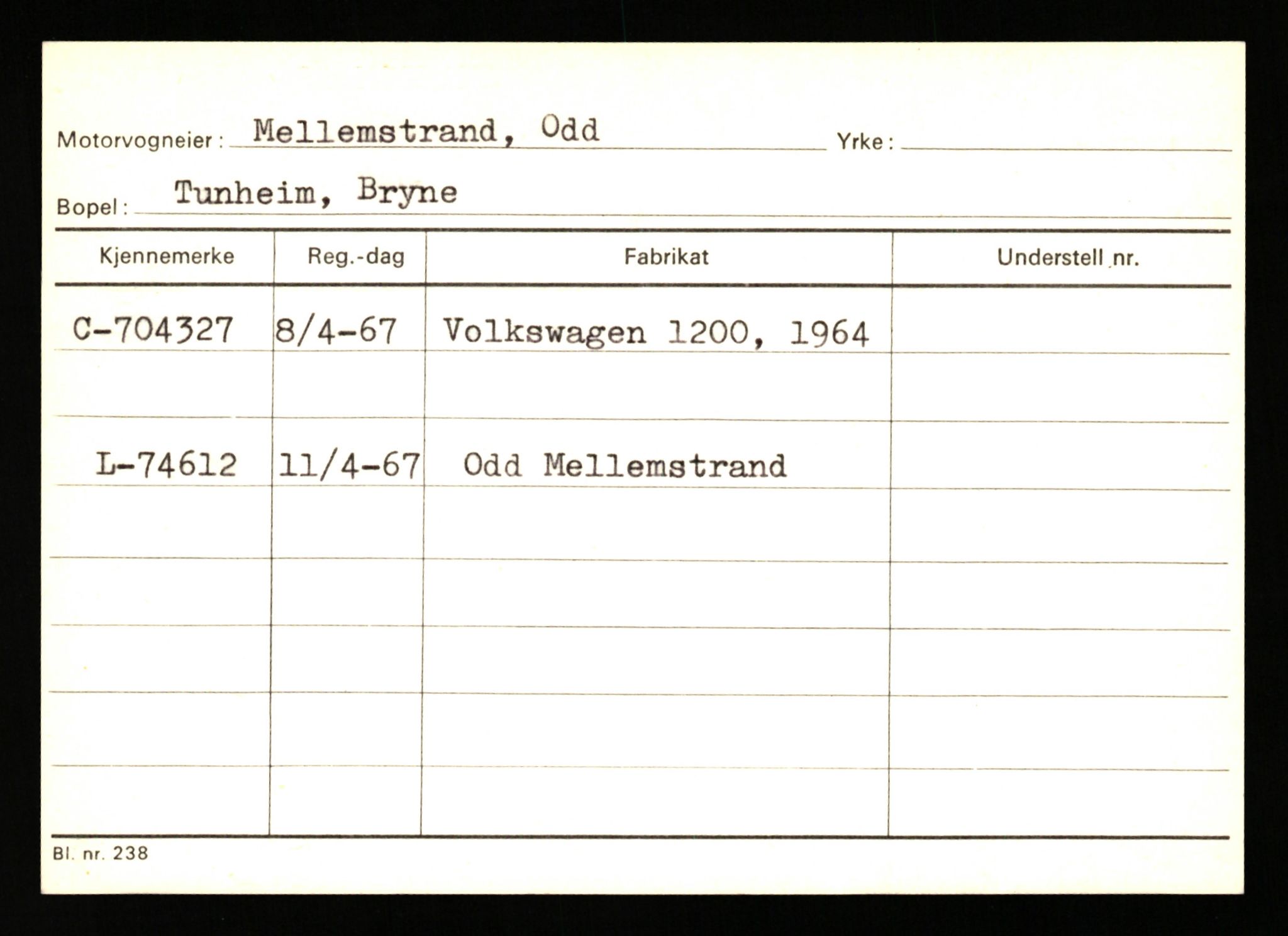 Stavanger trafikkstasjon, AV/SAST-A-101942/0/G/L0012: Registreringsnummer: 363571 - 800000, 1930-1971, p. 2364