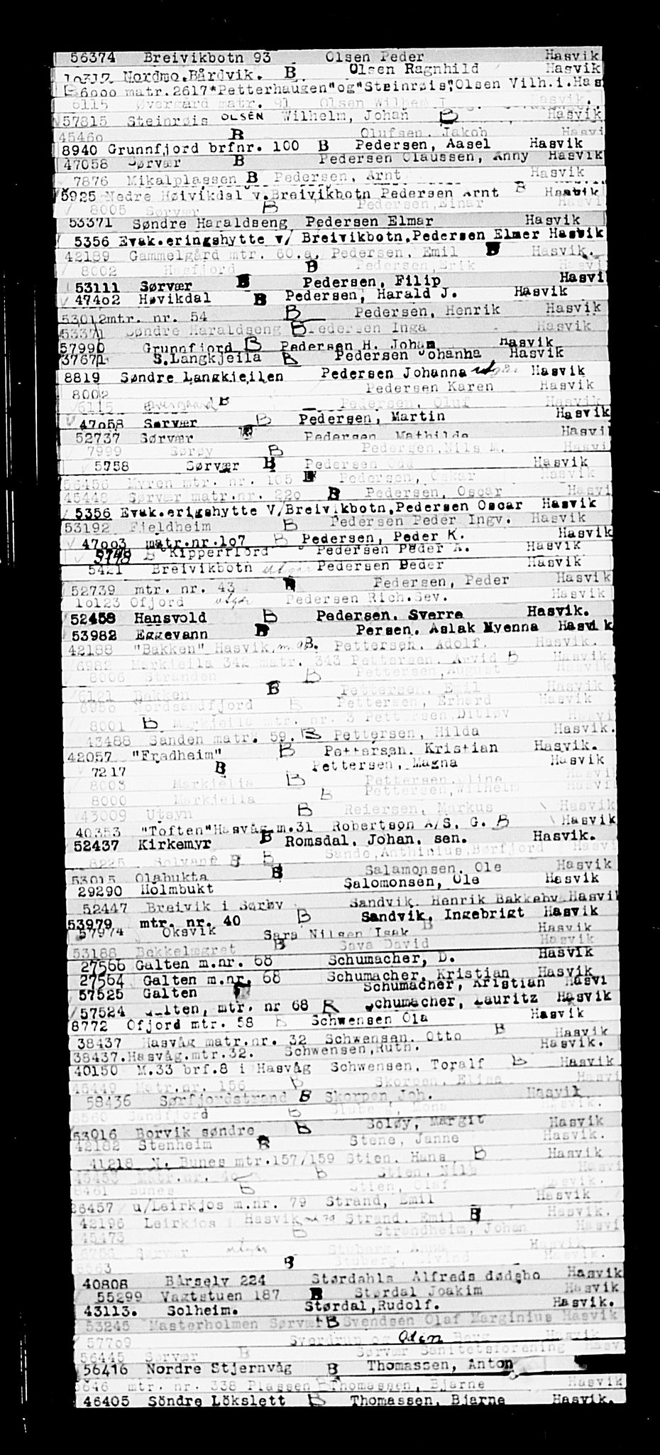 Krigsskadetrygdene for bygninger og løsøre, RA/S-1548/V/L0014: --, 1940-1945, p. 965