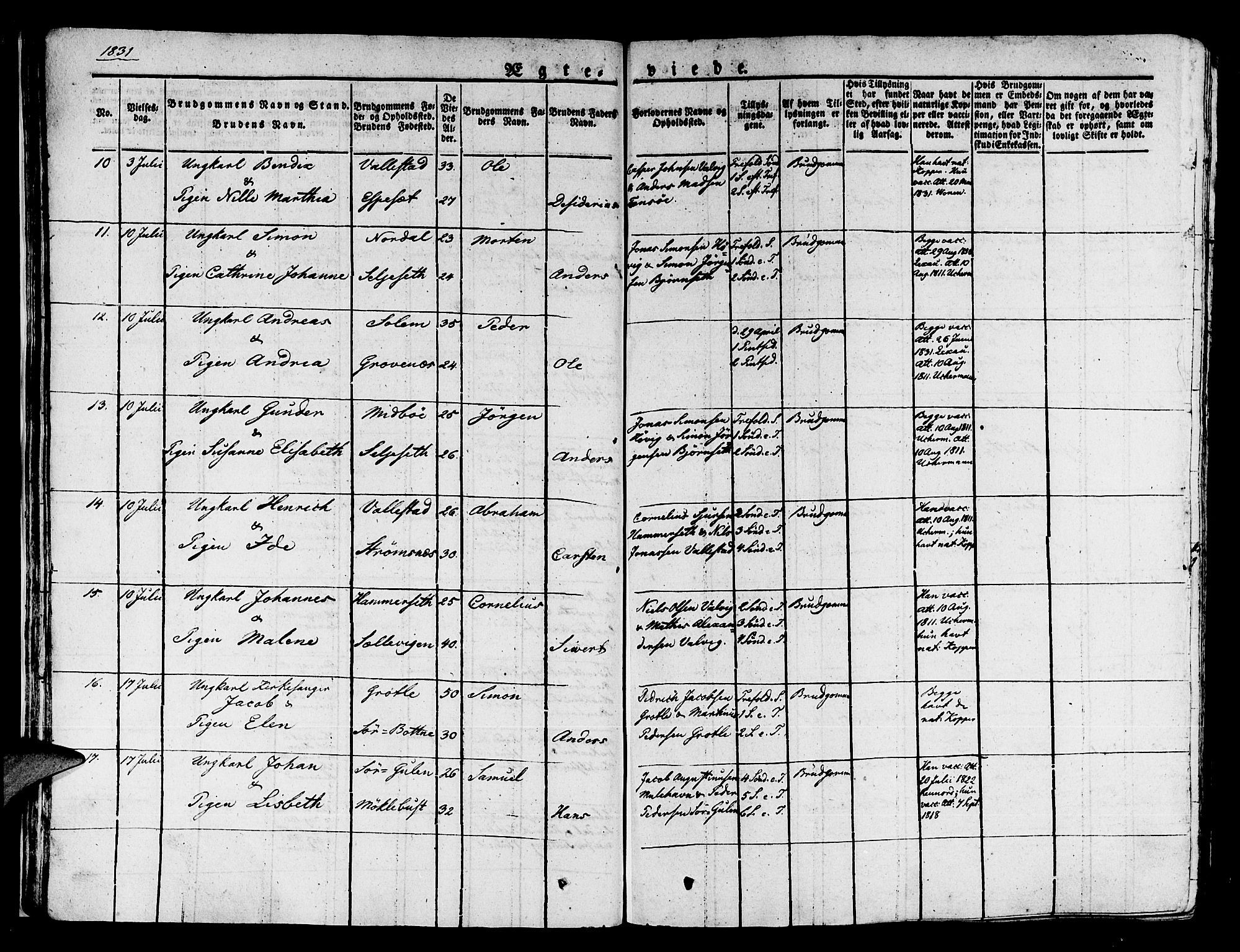 Kinn sokneprestembete, AV/SAB-A-80801/H/Haa/Haaa/L0004/0002: Parish register (official) no. A 4II, 1822-1840, p. 35