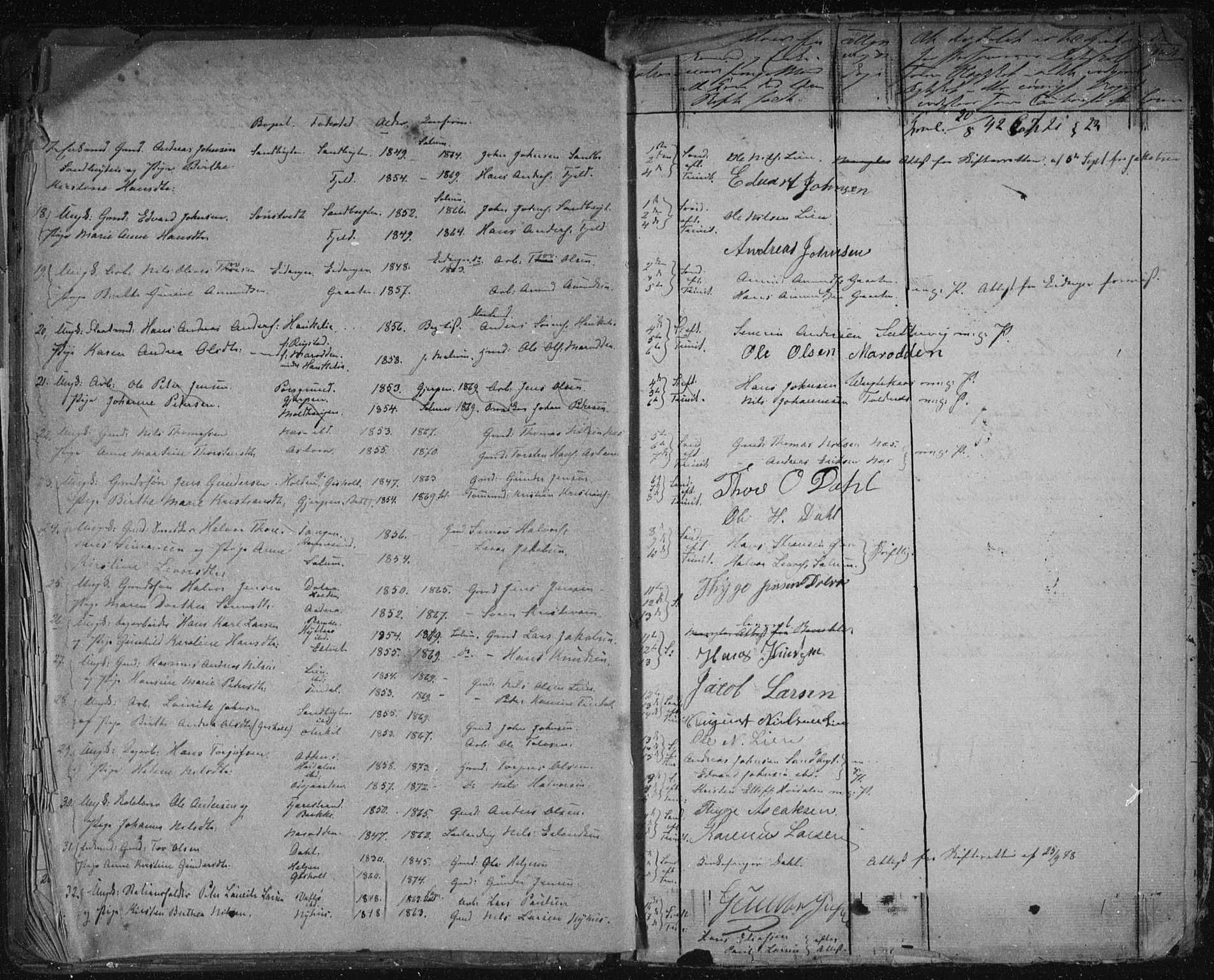 Solum kirkebøker, AV/SAKO-A-306/H/Ha/L0001: Banns register no. I 1, 1846-1879