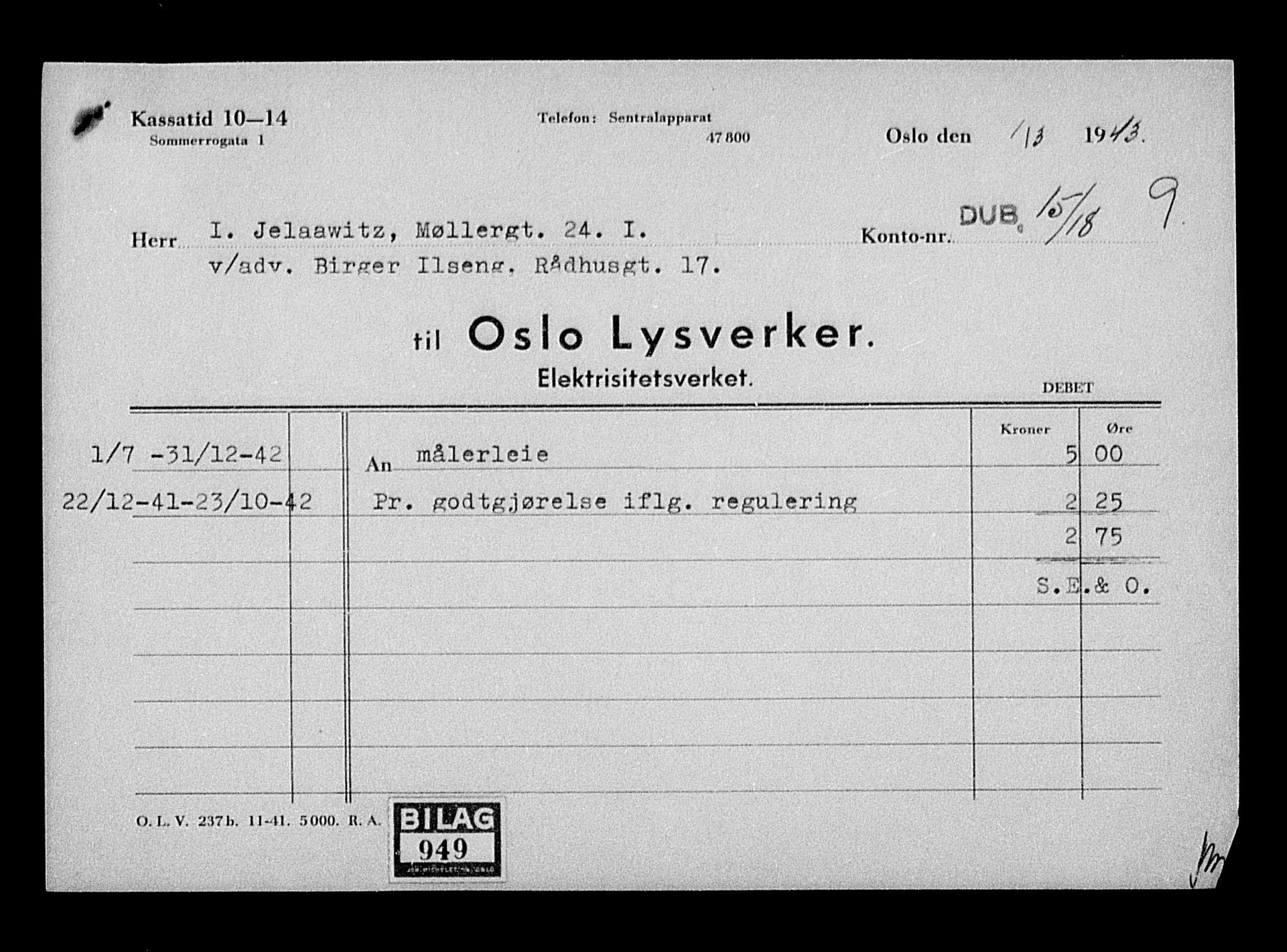 Justisdepartementet, Tilbakeføringskontoret for inndratte formuer, AV/RA-S-1564/H/Hc/Hcc/L0948: --, 1945-1947, p. 137
