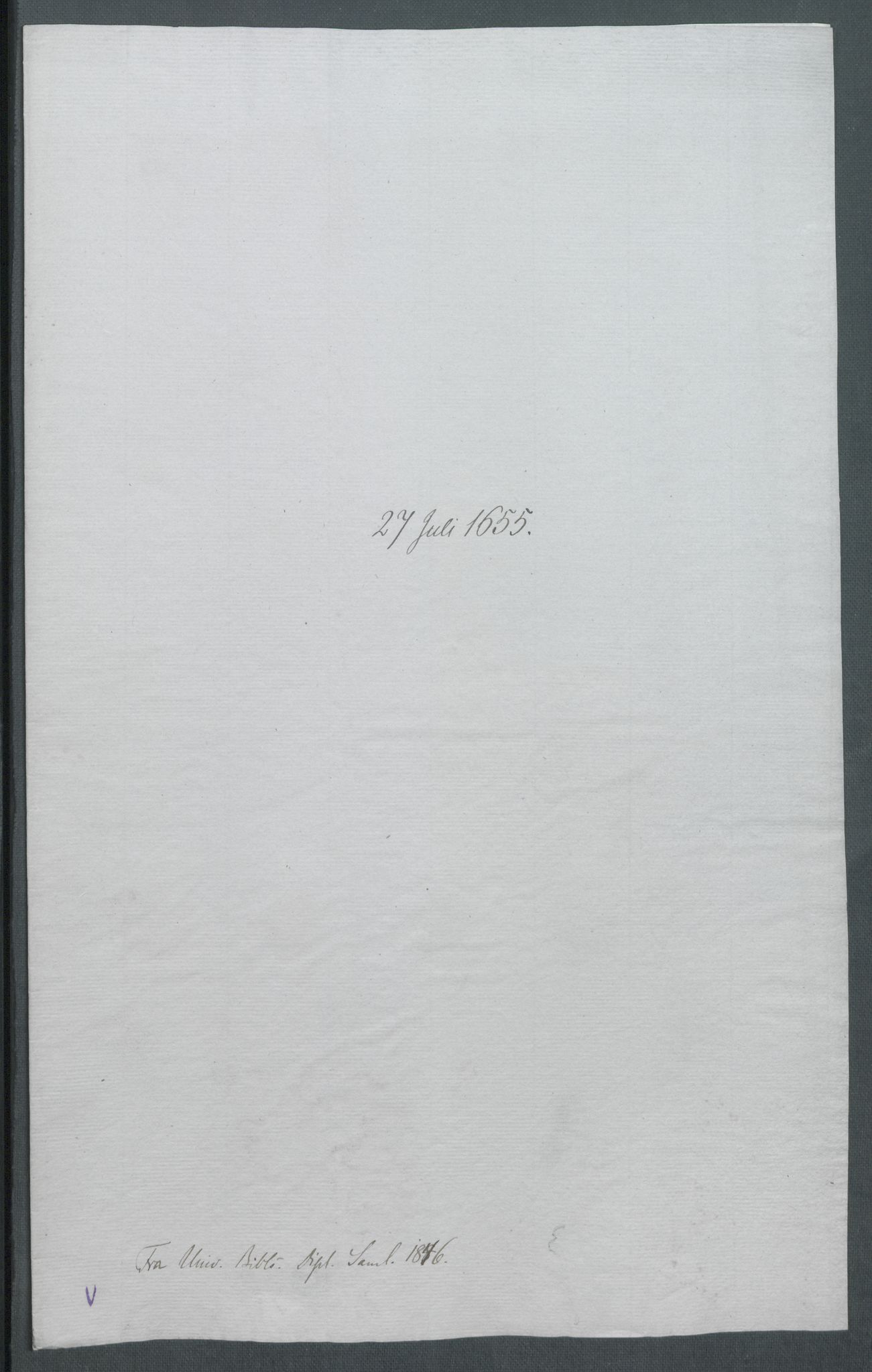 Riksarkivets diplomsamling, RA/EA-5965/F02/L0166: Dokumenter, 1654-1656, p. 136