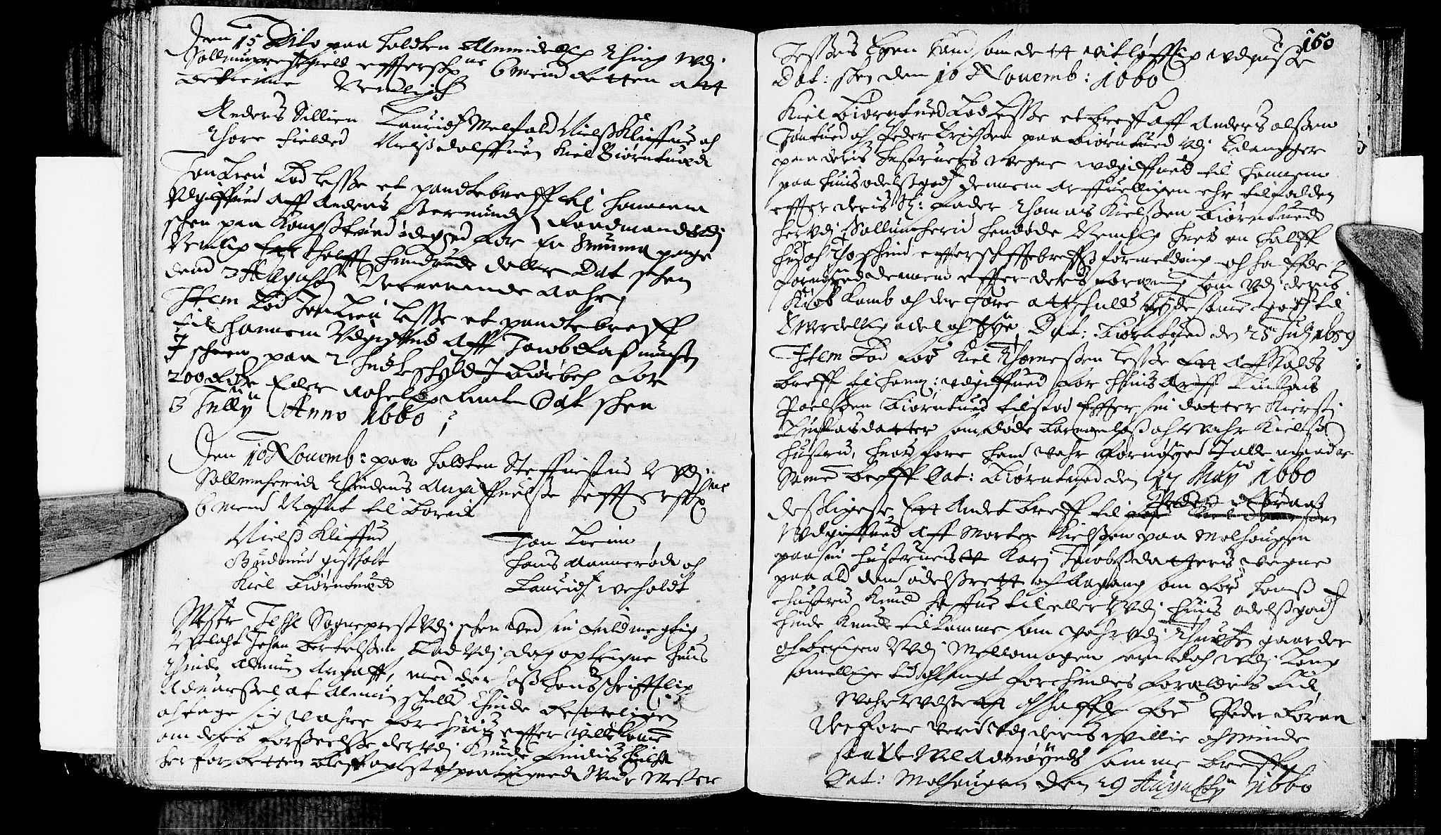 Nedre Telemark sorenskriveri, AV/SAKO-A-135/F/Fa/L0001: Tingbok, 1652-1661, p. 160