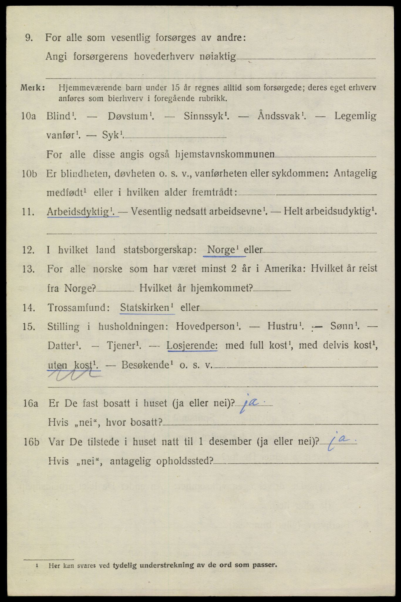 SAKO, 1920 census for Heddal, 1920, p. 5193