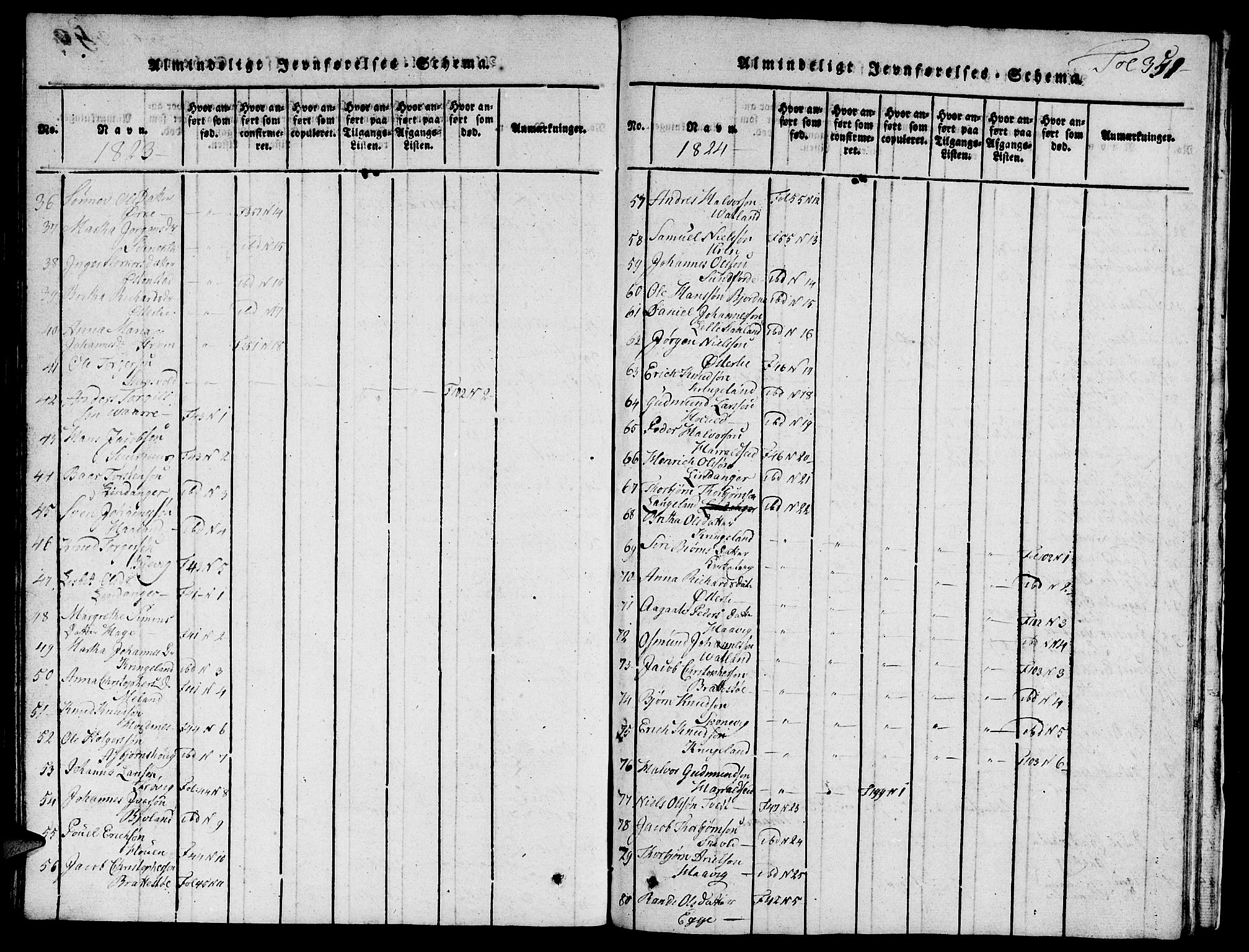 Skjold sokneprestkontor, AV/SAST-A-101847/H/Ha/Hab/L0001: Parish register (copy) no. B 1, 1815-1835, p. 351