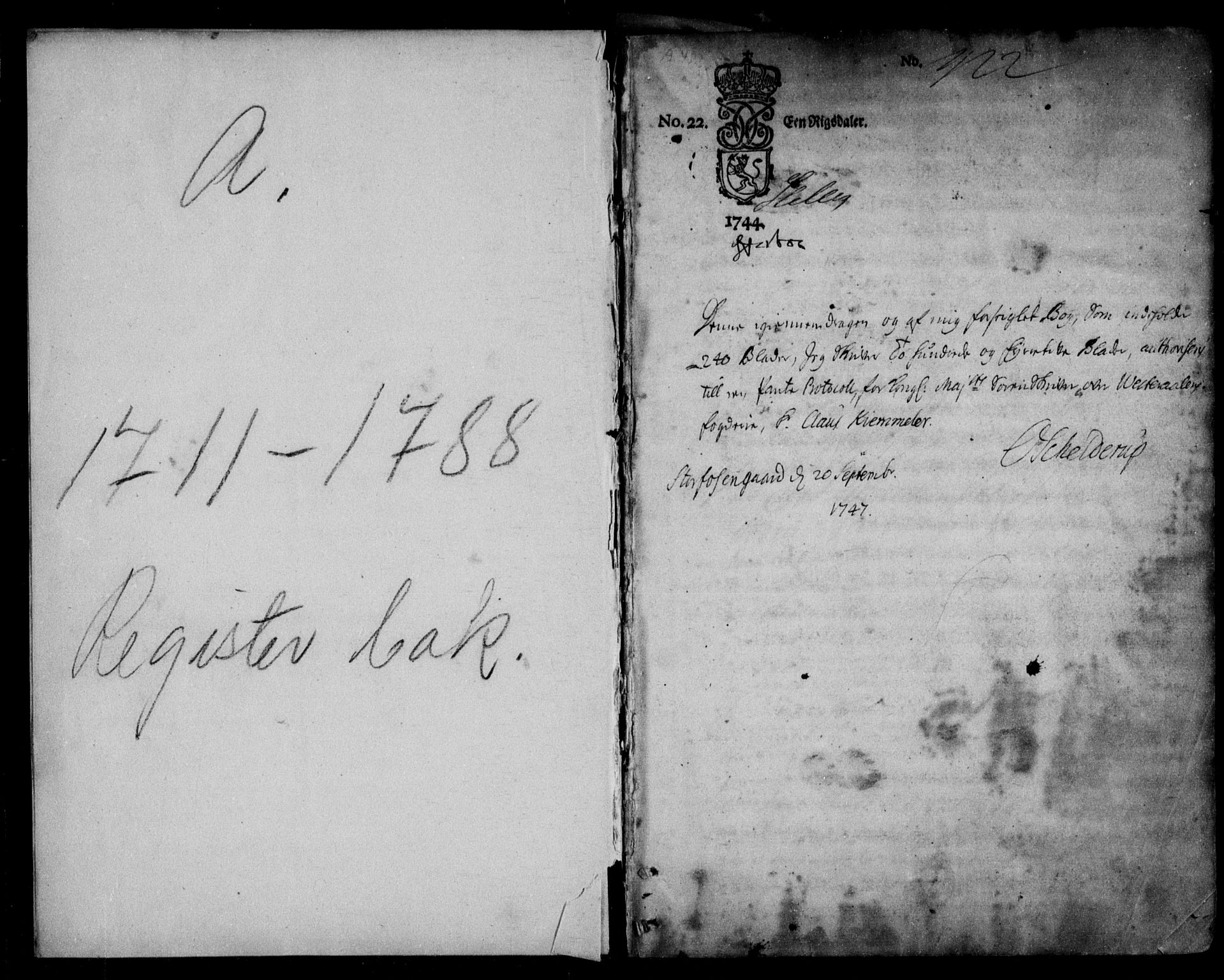 Vesterålen sorenskriveri, AV/SAT-A-4180/1/2/2Ca/L0001: Mortgage book no. A, 1711-1788