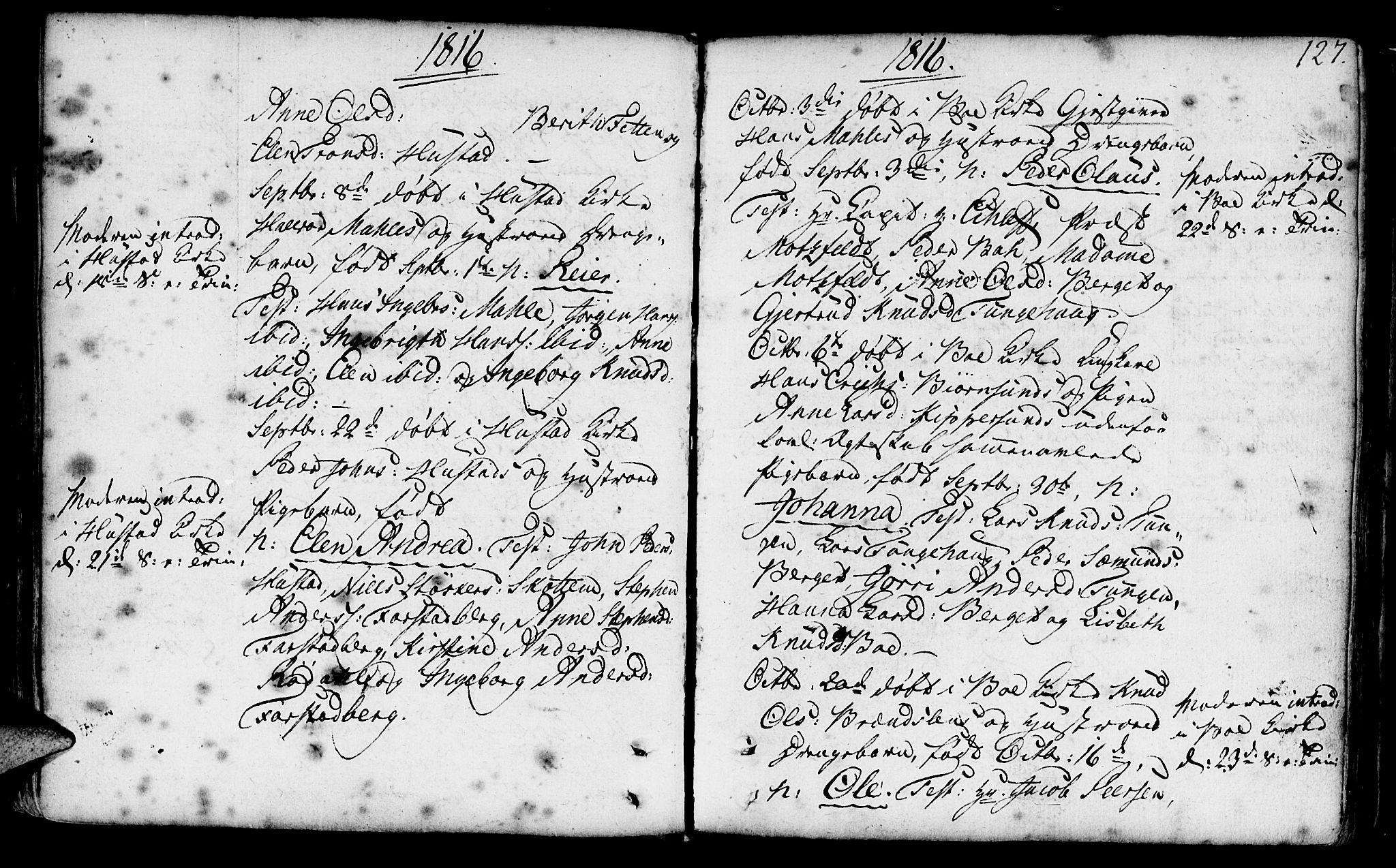 Ministerialprotokoller, klokkerbøker og fødselsregistre - Møre og Romsdal, AV/SAT-A-1454/566/L0761: Parish register (official) no. 566A02 /1, 1767-1817, p. 127