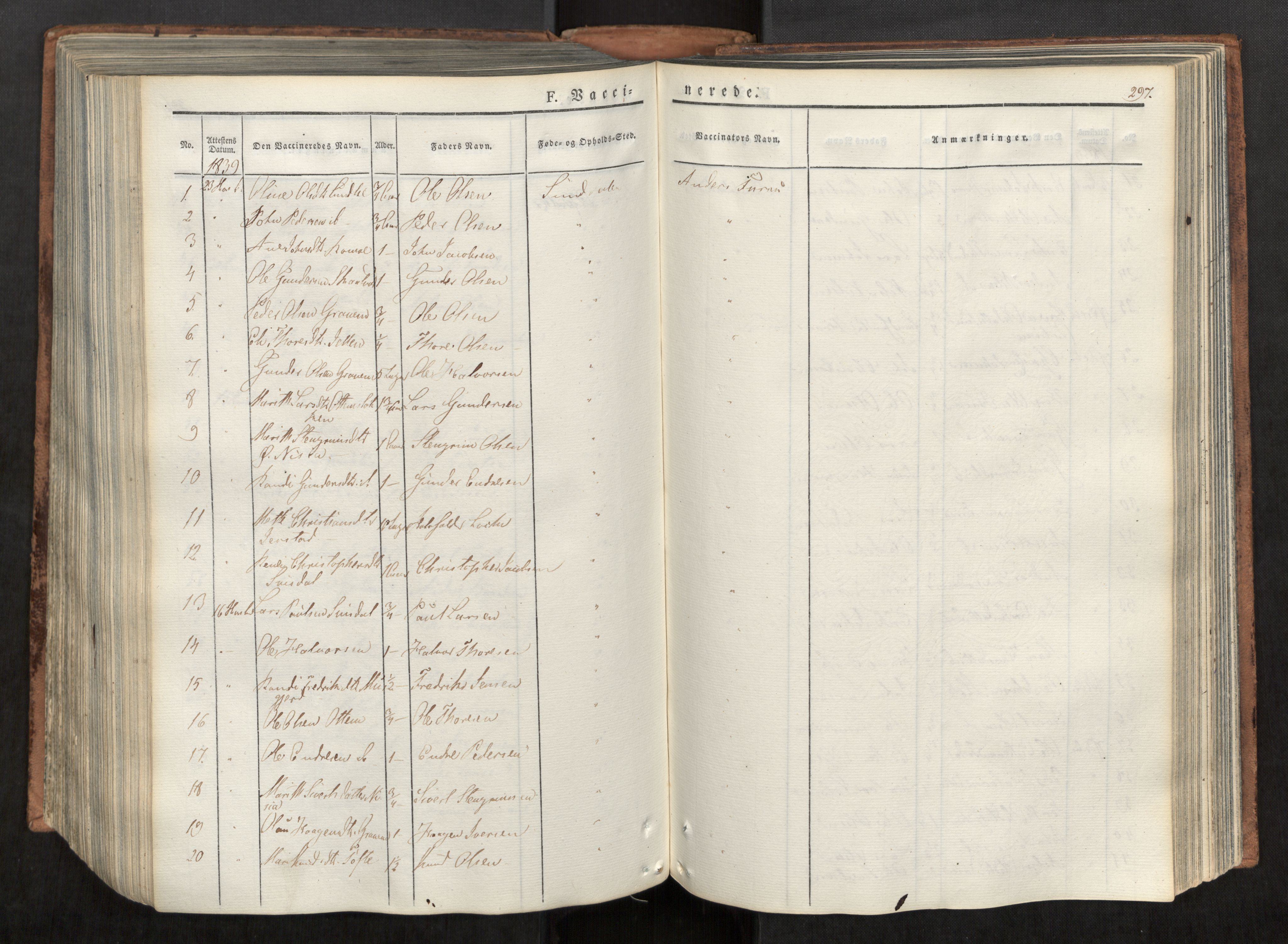 Ministerialprotokoller, klokkerbøker og fødselsregistre - Møre og Romsdal, SAT/A-1454/590/L1012: Parish register (official) no. 590A04, 1832-1846, p. 297