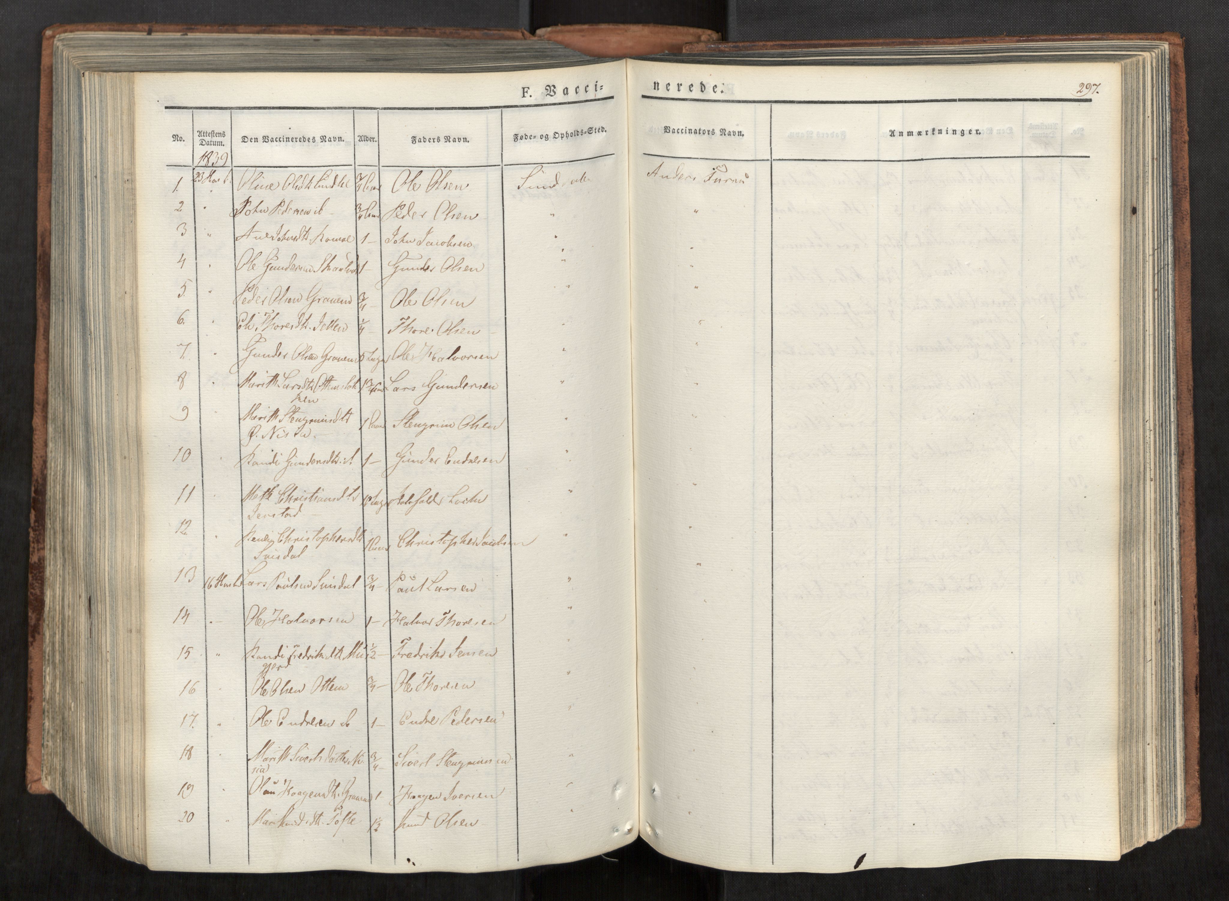 Ministerialprotokoller, klokkerbøker og fødselsregistre - Møre og Romsdal, AV/SAT-A-1454/590/L1012: Parish register (official) no. 590A04, 1832-1846, p. 297