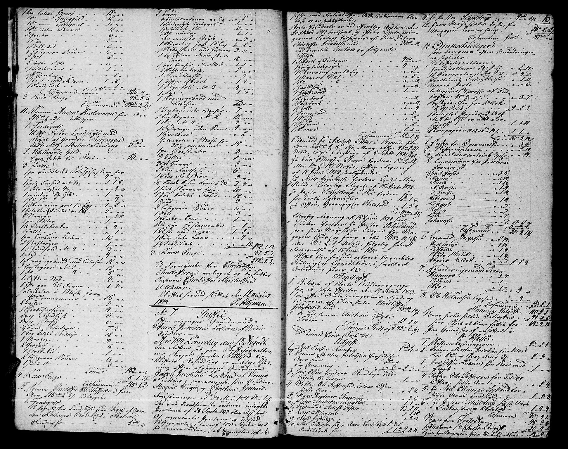 Vesterålen sorenskriveri, AV/SAT-A-4180/1/3/3A/L0012: Skifteprotokoll, 1814-1825, p. 9b-10a